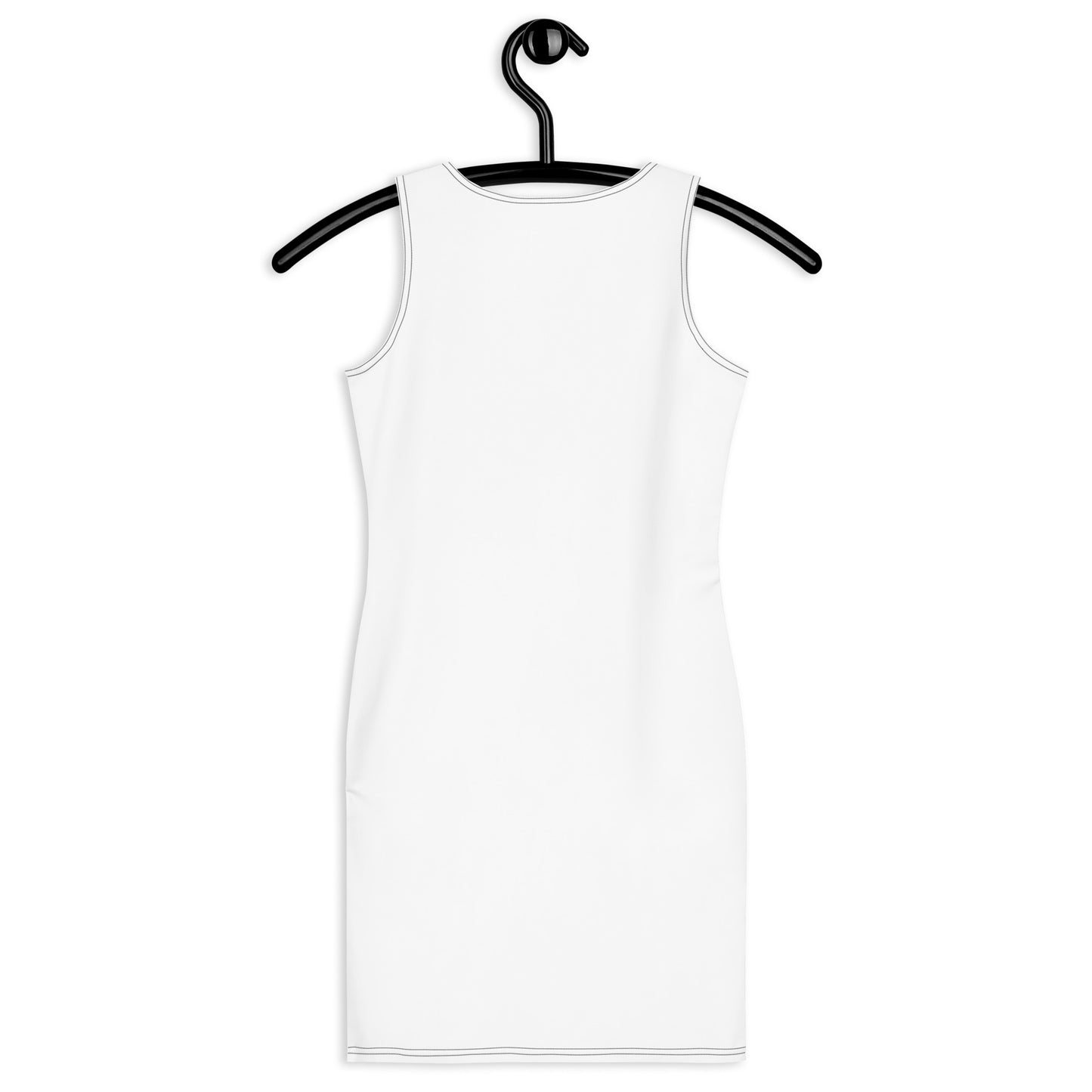 MTAM - More Than A Minority Logo Bodycon Dress - Fitted, All-Over Print, Polyester, Spandex, Comfortable, Stretch
