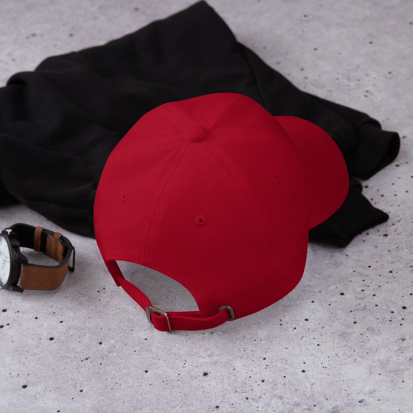 MTAM - Not A Minority Embroidered Logo Dad Hat- Black Text, 100% Cotton, Adjustable, Low Profile, Unstructured, curved visor, antique buckle