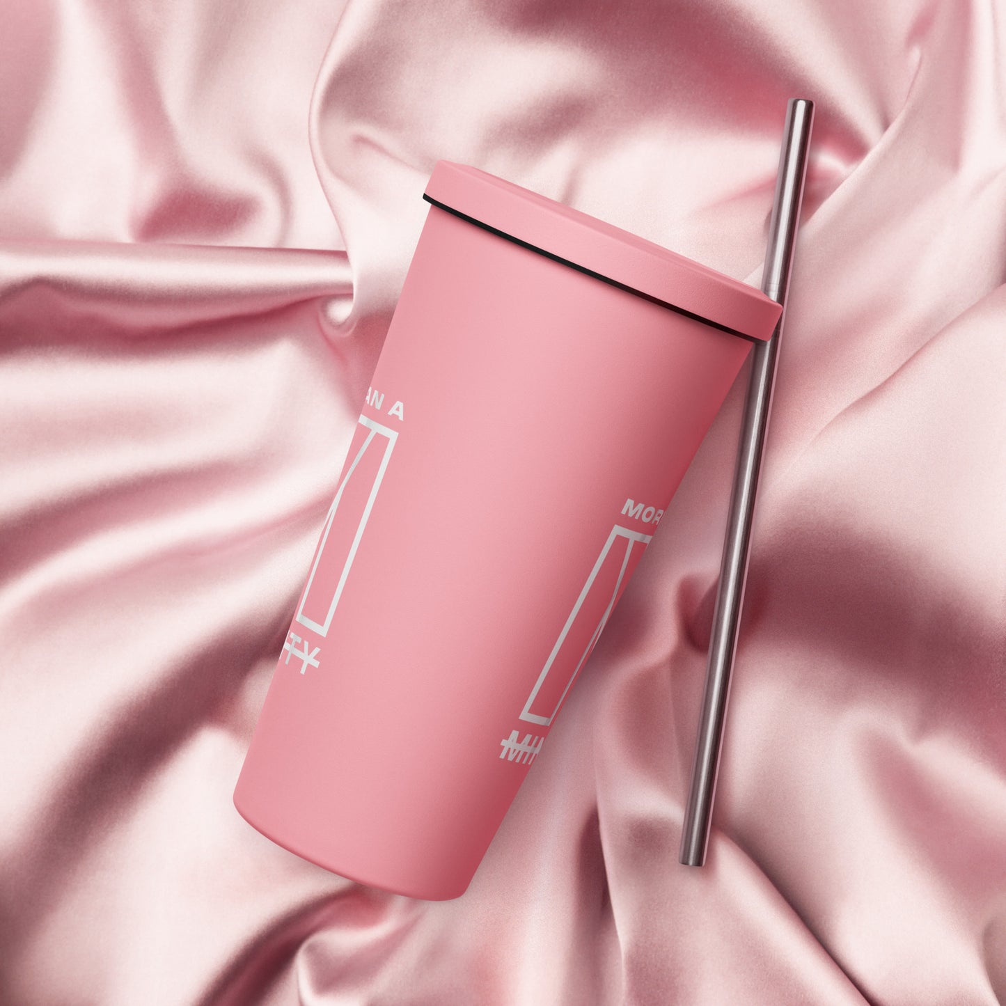 MTAM - 20 oz Insulated Tumbler with Straw - High-Grade Stainless Steel - Vibrant Colors - Includes Lid - Hand-Wash Only - Upgrade Your Drinkware