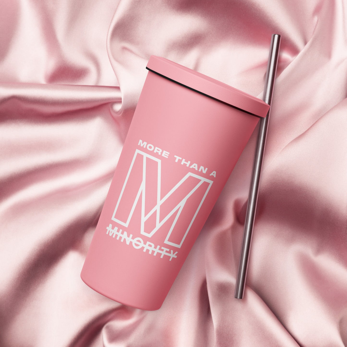 MTAM - 20 oz Insulated Tumbler with Straw - High-Grade Stainless Steel - Vibrant Colors - Includes Lid - Hand-Wash Only - Upgrade Your Drinkware