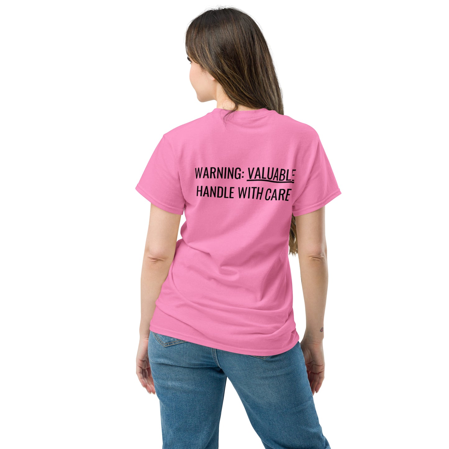 MTAM - Not A Minority + Valuable Back Tee Black Text - 100% cotton, Comfortable Lightweight Men's classic tee