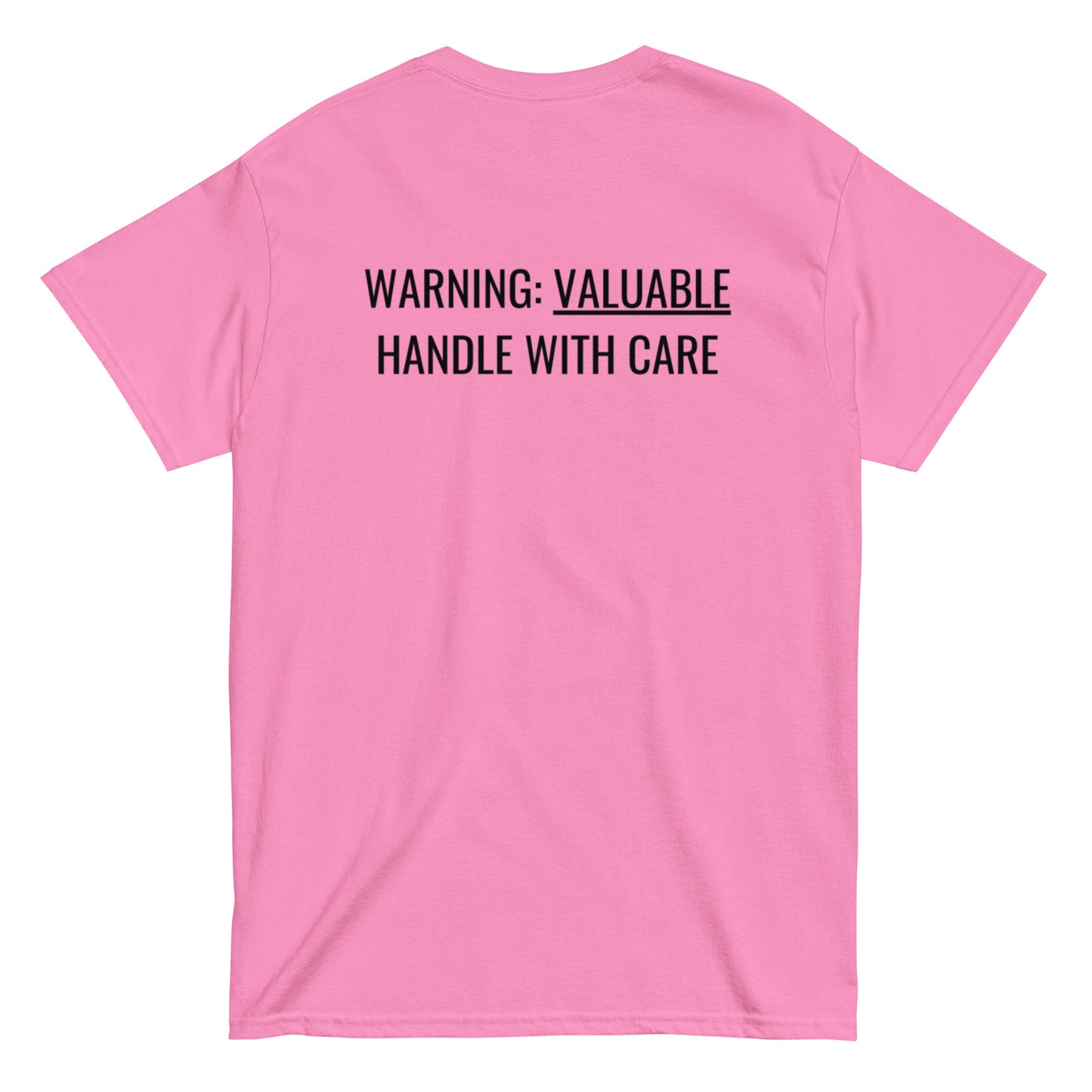 MTAM - Not A Minority + Valuable Back Tee Black Text - 100% cotton, Comfortable Lightweight Men's classic tee