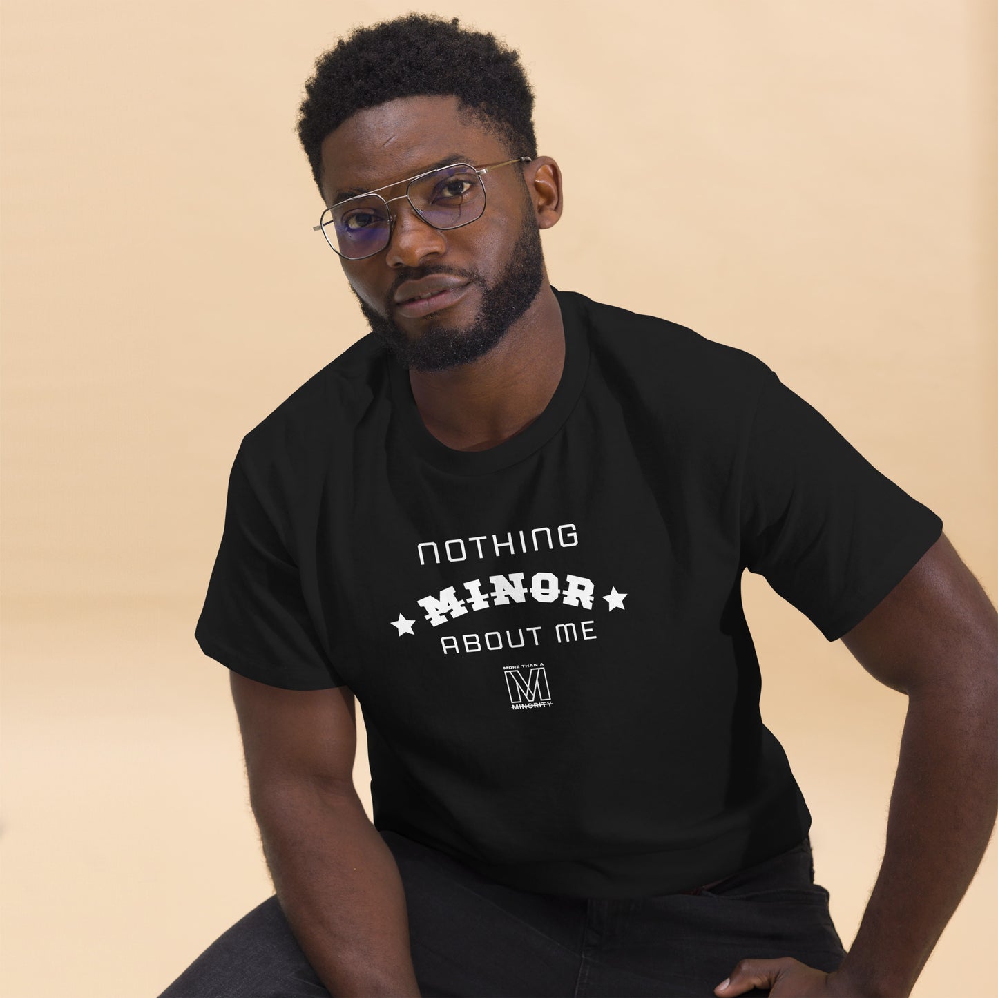 MTAM - Nothing Minor About Me Unisex T-Shirt- 100% Cotton Classic T-Shirt, White Text, Trendy Streetwear, Casual Fashion, Comfortable Everyday Wear
