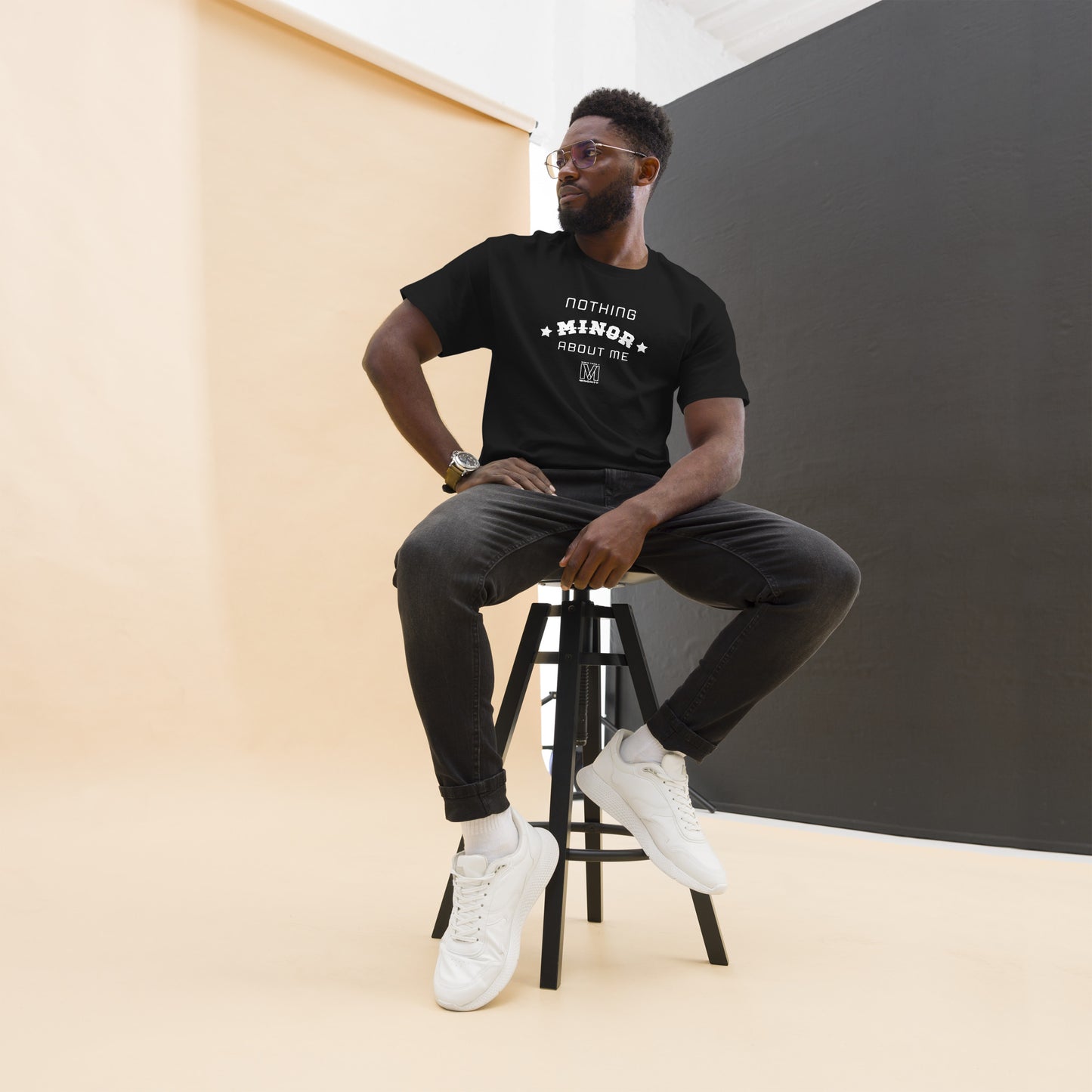 MTAM - Nothing Minor About Me Unisex T-Shirt- 100% Cotton Classic T-Shirt, White Text, Trendy Streetwear, Casual Fashion, Comfortable Everyday Wear