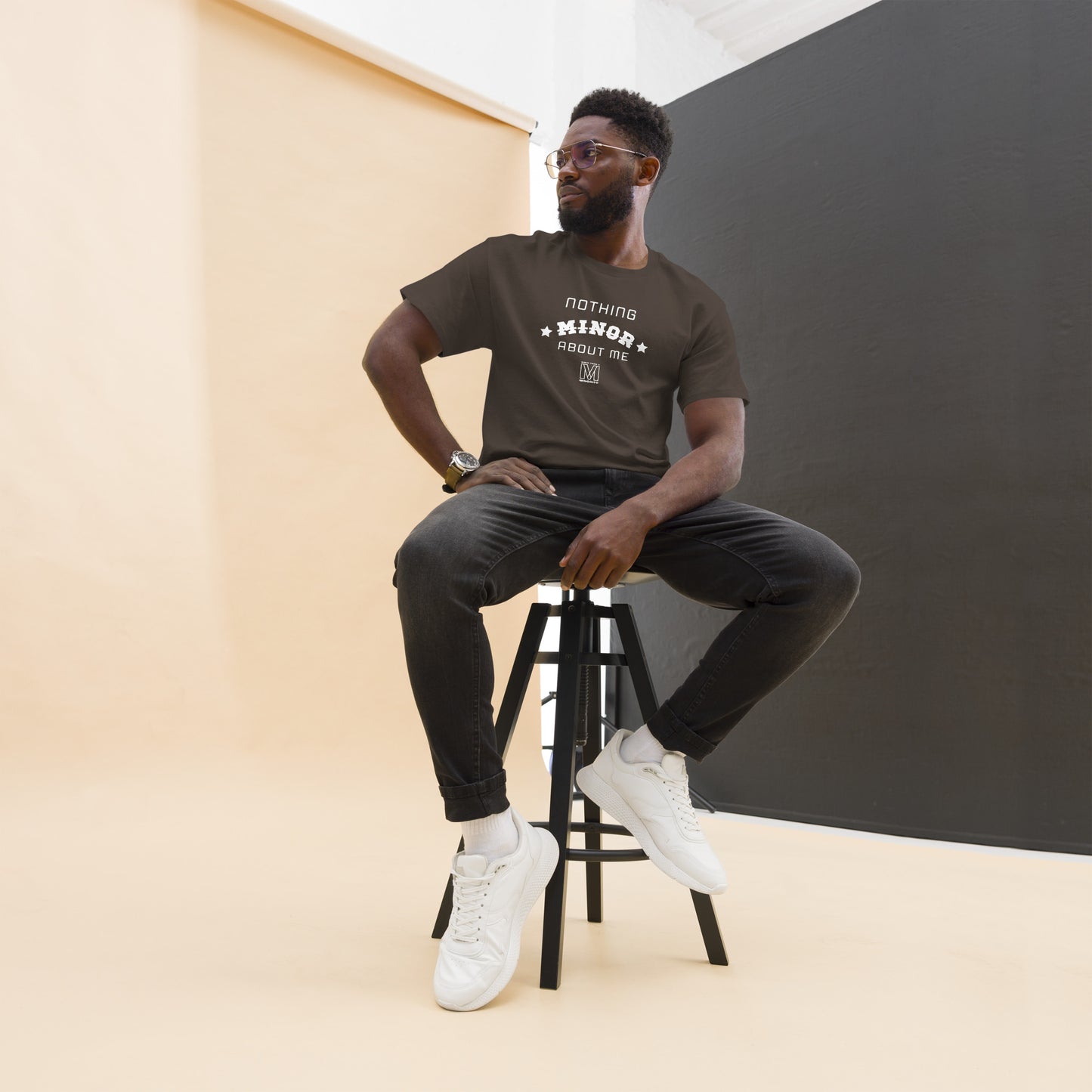 MTAM - Nothing Minor About Me Unisex T-Shirt- 100% Cotton Classic T-Shirt, White Text, Trendy Streetwear, Casual Fashion, Comfortable Everyday Wear