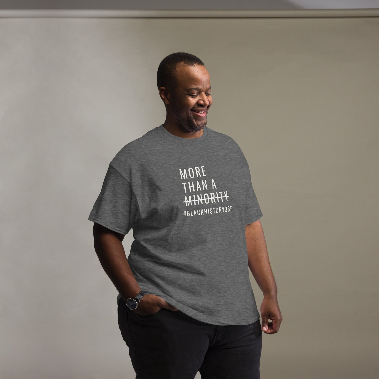 MTAM - Black History 365 Tee - Unisex Classic Fit, 100% Cotton, Comfortable, Pre-Shrunk, Regular Fit