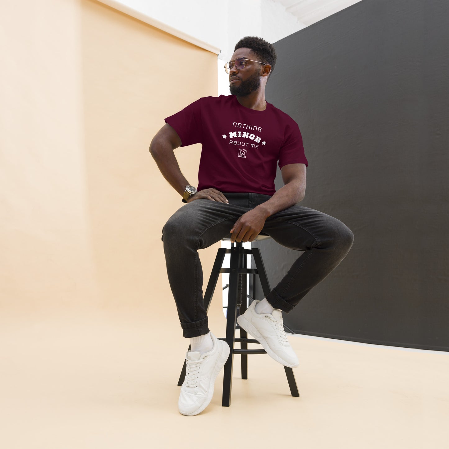 MTAM - Nothing Minor About Me Unisex T-Shirt- 100% Cotton Classic T-Shirt, White Text, Trendy Streetwear, Casual Fashion, Comfortable Everyday Wear