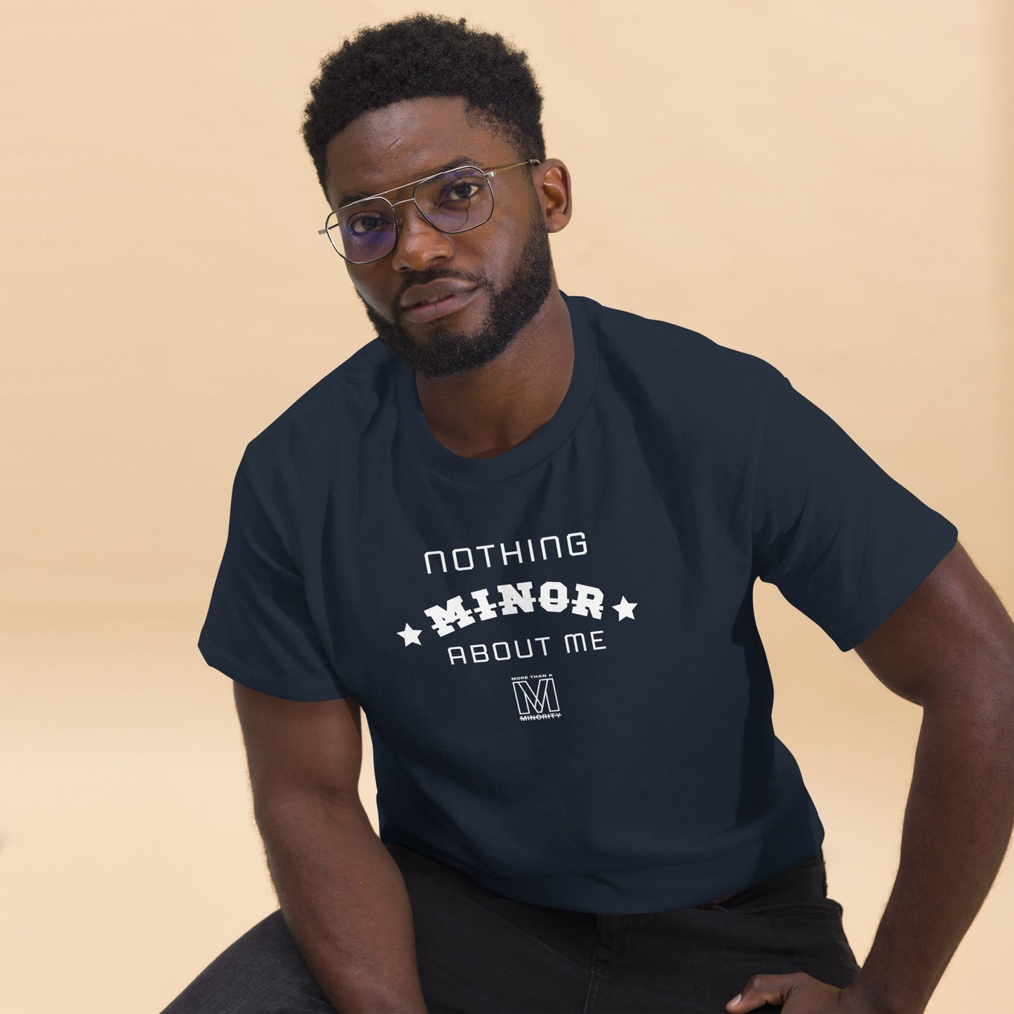 MTAM - Nothing Minor About Me Unisex T-Shirt- 100% Cotton Classic T-Shirt, White Text, Trendy Streetwear, Casual Fashion, Comfortable Everyday Wear