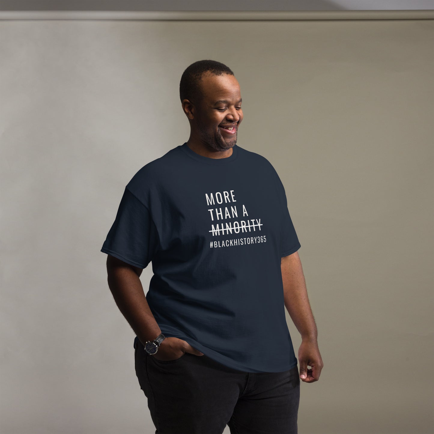 MTAM - Black History 365 Tee - Unisex Classic Fit, 100% Cotton, Comfortable, Pre-Shrunk, Regular Fit