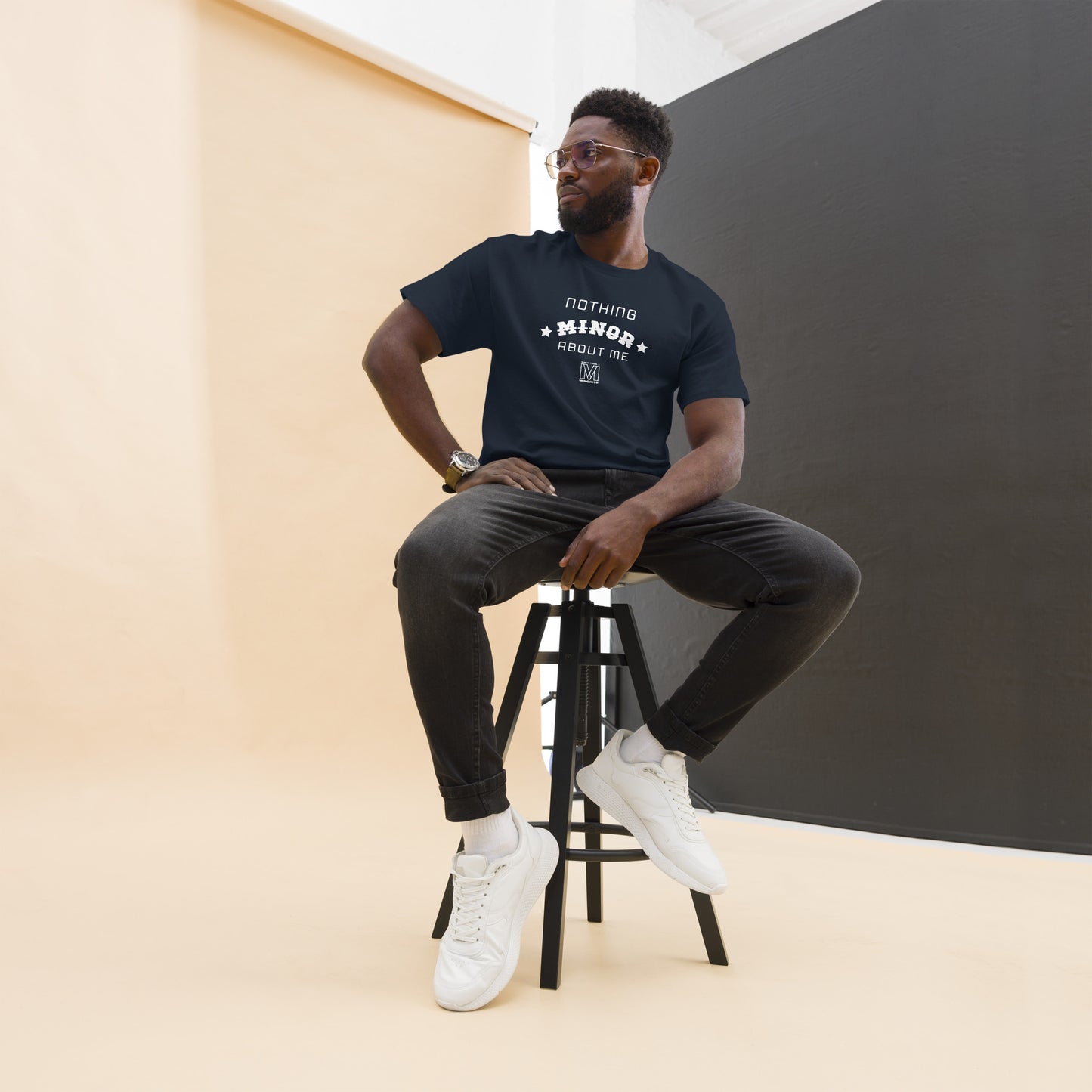 MTAM - Nothing Minor About Me Unisex T-Shirt- 100% Cotton Classic T-Shirt, White Text, Trendy Streetwear, Casual Fashion, Comfortable Everyday Wear