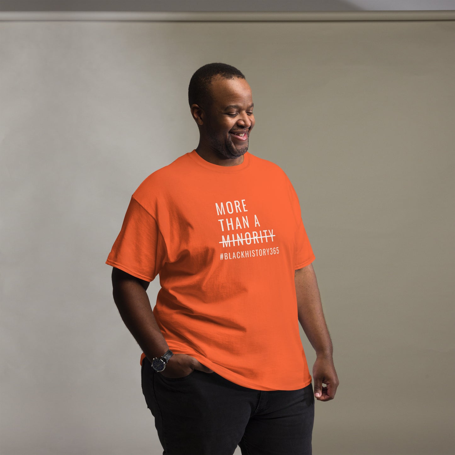 MTAM - Black History 365 Tee - Unisex Classic Fit, 100% Cotton, Comfortable, Pre-Shrunk, Regular Fit