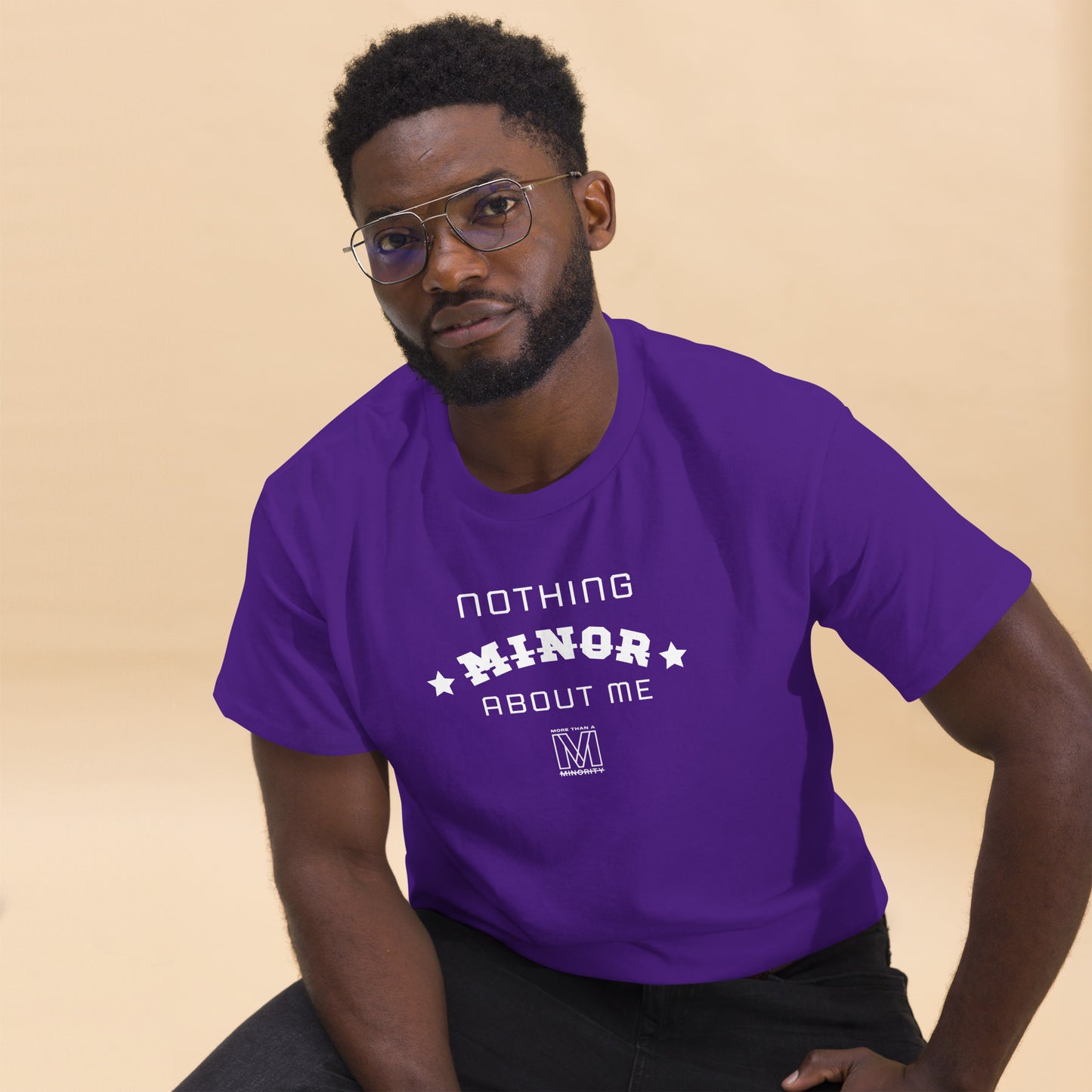 MTAM - Nothing Minor About Me Unisex T-Shirt- 100% Cotton Classic T-Shirt, White Text, Trendy Streetwear, Casual Fashion, Comfortable Everyday Wear