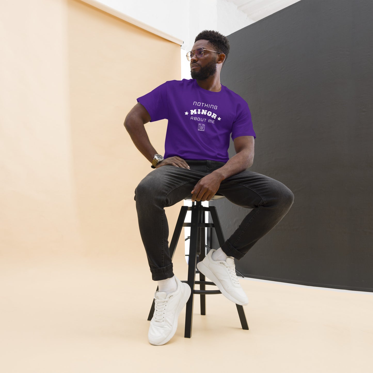 MTAM - Nothing Minor About Me Unisex T-Shirt- 100% Cotton Classic T-Shirt, White Text, Trendy Streetwear, Casual Fashion, Comfortable Everyday Wear