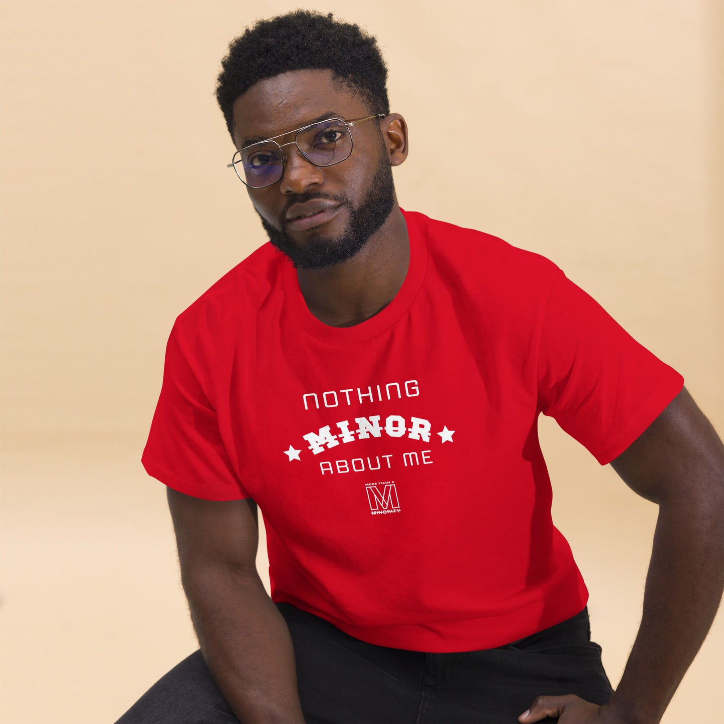 MTAM - Nothing Minor About Me Unisex T-Shirt- 100% Cotton Classic T-Shirt, White Text, Trendy Streetwear, Casual Fashion, Comfortable Everyday Wear