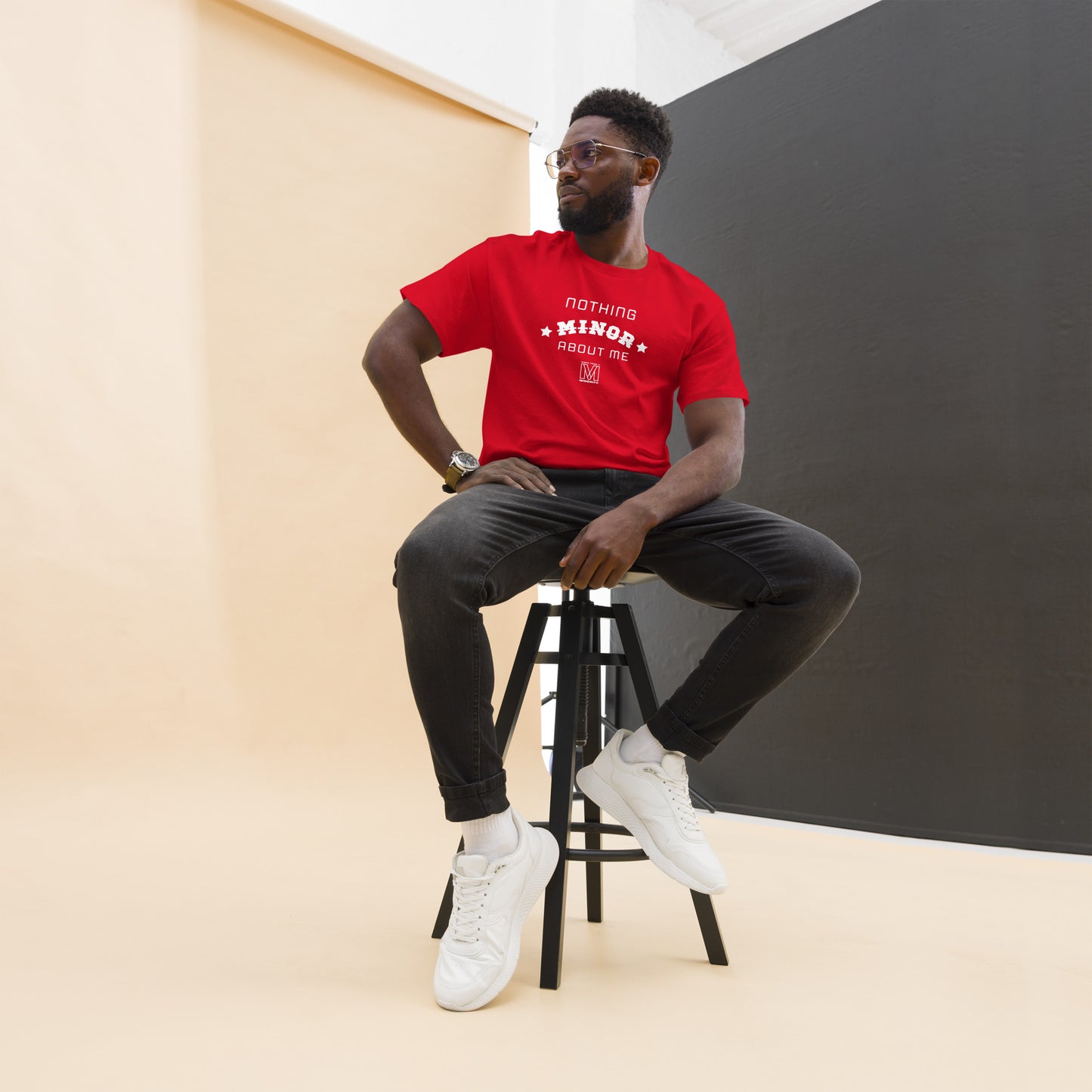MTAM - Nothing Minor About Me Unisex T-Shirt- 100% Cotton Classic T-Shirt, White Text, Trendy Streetwear, Casual Fashion, Comfortable Everyday Wear