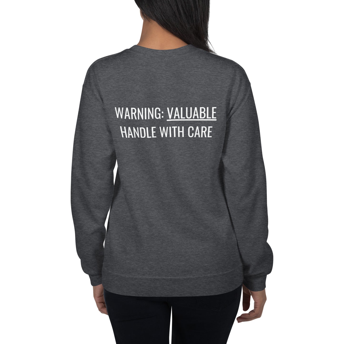 MTAM - Not A Minority Embroidered Sweatshirt - Classic Fit, Soft, Pre-Shrunk, Durable, 50% Cotton 50% Polyester