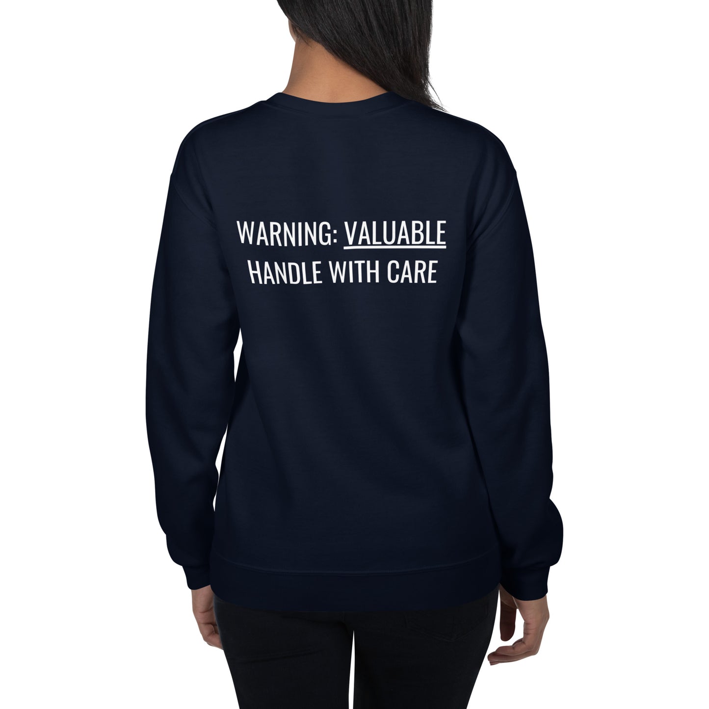 MTAM - Not A Minority Embroidered Sweatshirt - Classic Fit, Soft, Pre-Shrunk, Durable, 50% Cotton 50% Polyester