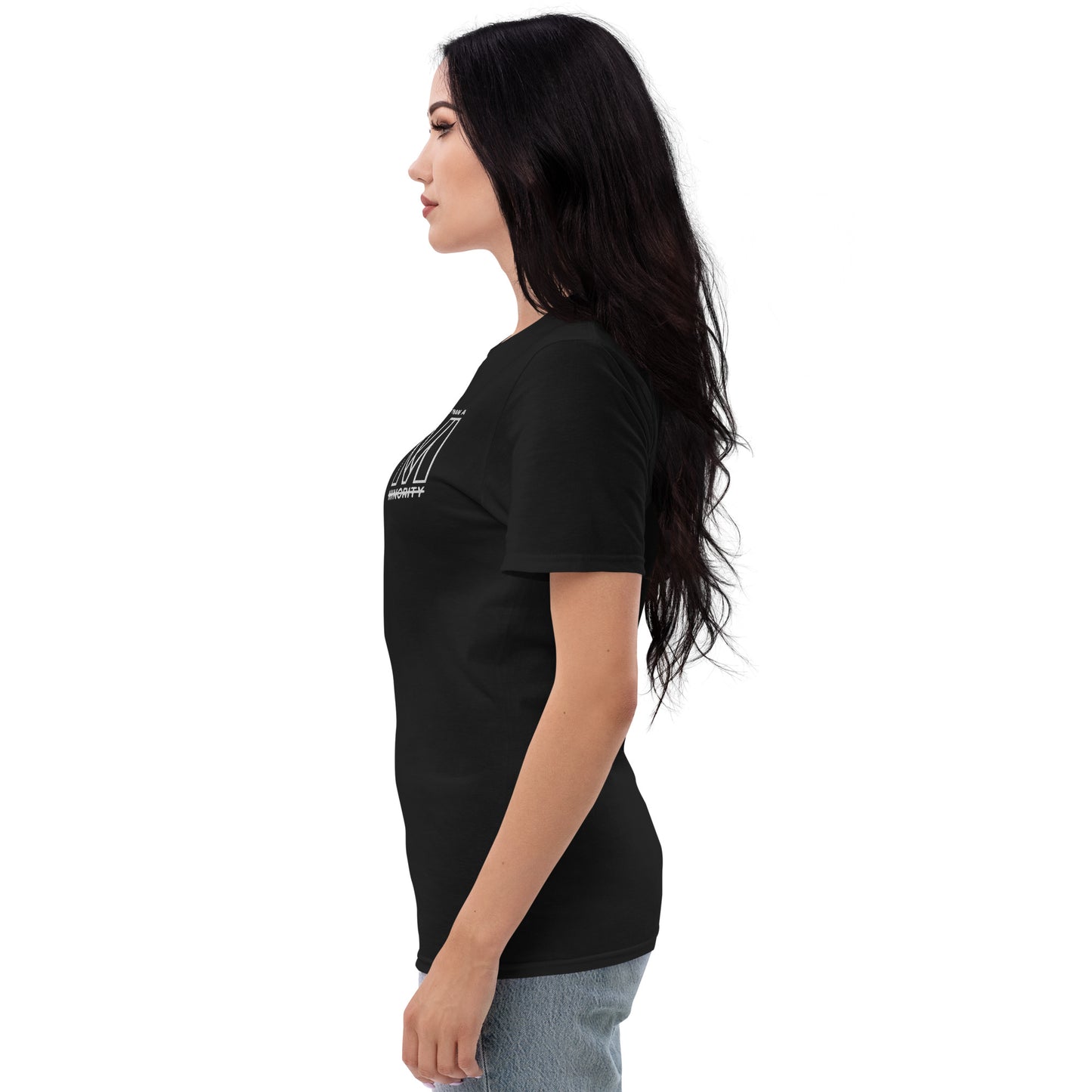 MTAM - More Than A Minority Embroidered Logo + Warning: Valuable Handle With Care Tee - Multiple Color, 100% Cotton, Multiple Colors, Trendy Unisex Streetwear T-Shirt
