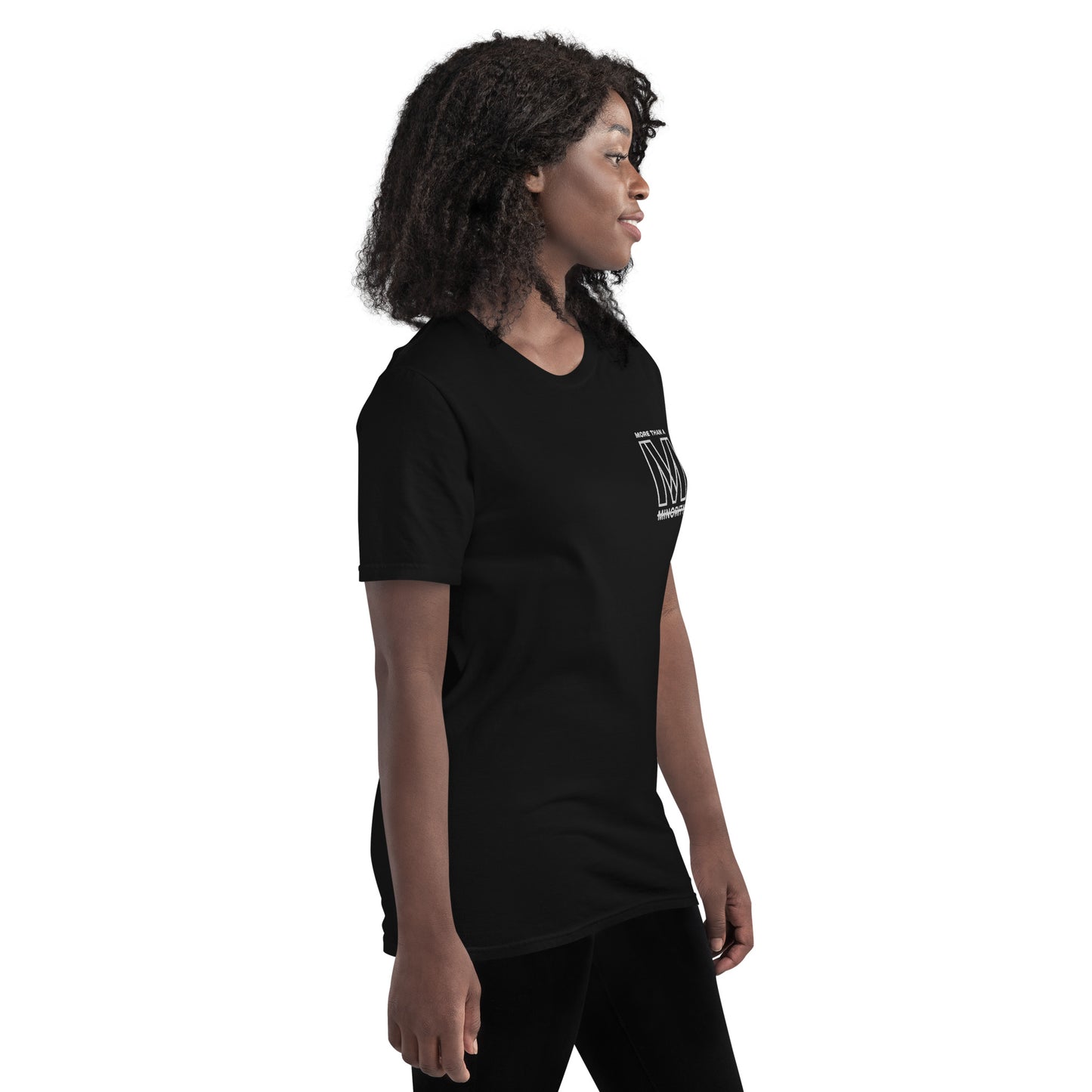 MTAM - More Than A Minority Embroidered Logo + Warning: Valuable Handle With Care Tee - Multiple Color, 100% Cotton, Multiple Colors, Trendy Unisex Streetwear T-Shirt