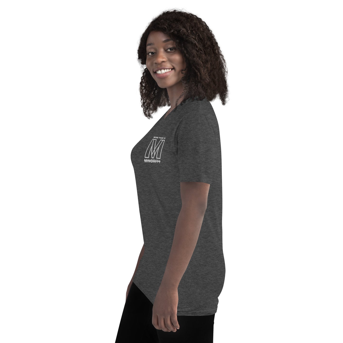MTAM - More Than A Minority Embroidered Logo + Warning: Valuable Handle With Care Tee - Multiple Color, 100% Cotton, Multiple Colors, Trendy Unisex Streetwear T-Shirt