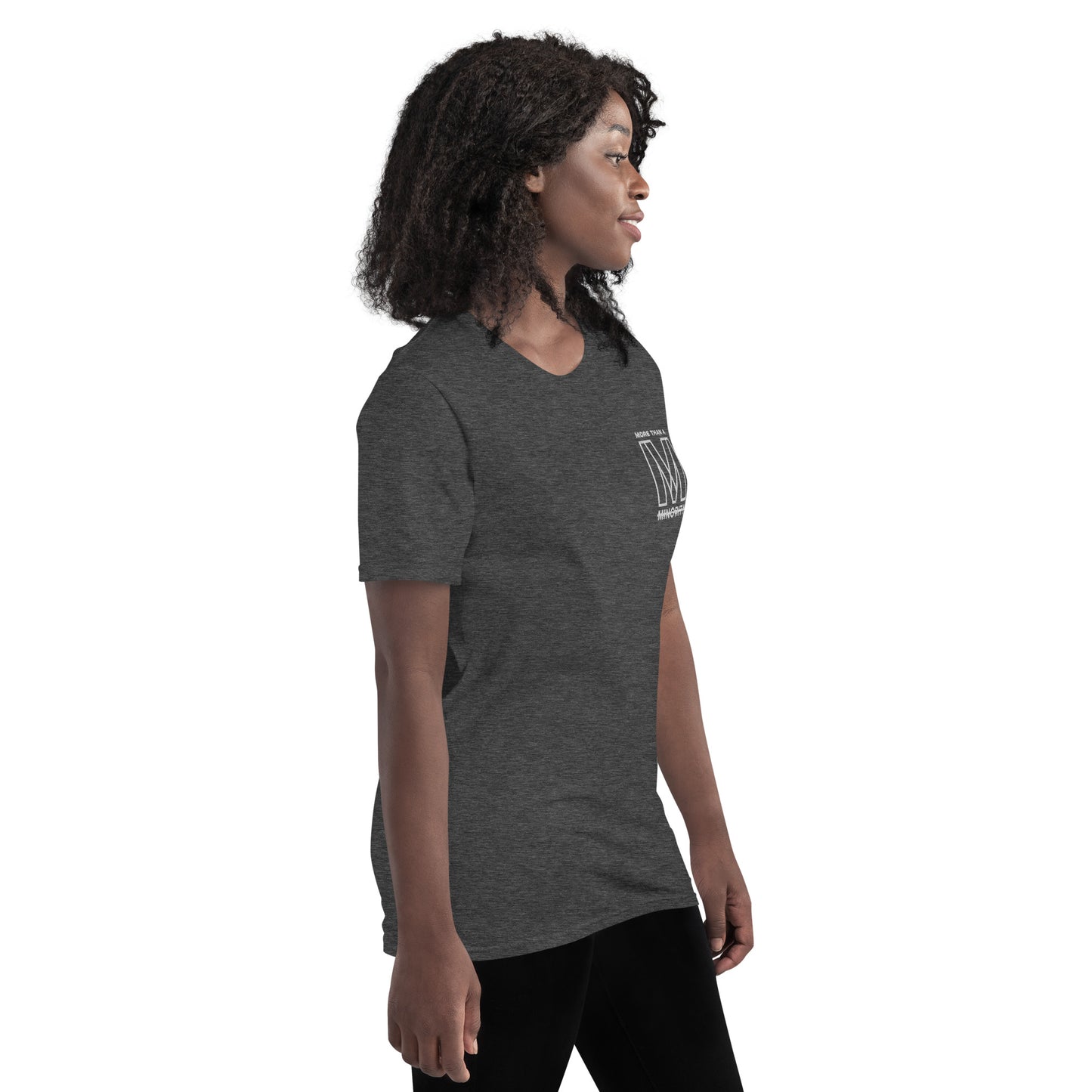 MTAM - More Than A Minority Embroidered Logo + Warning: Valuable Handle With Care Tee - Multiple Color, 100% Cotton, Multiple Colors, Trendy Unisex Streetwear T-Shirt