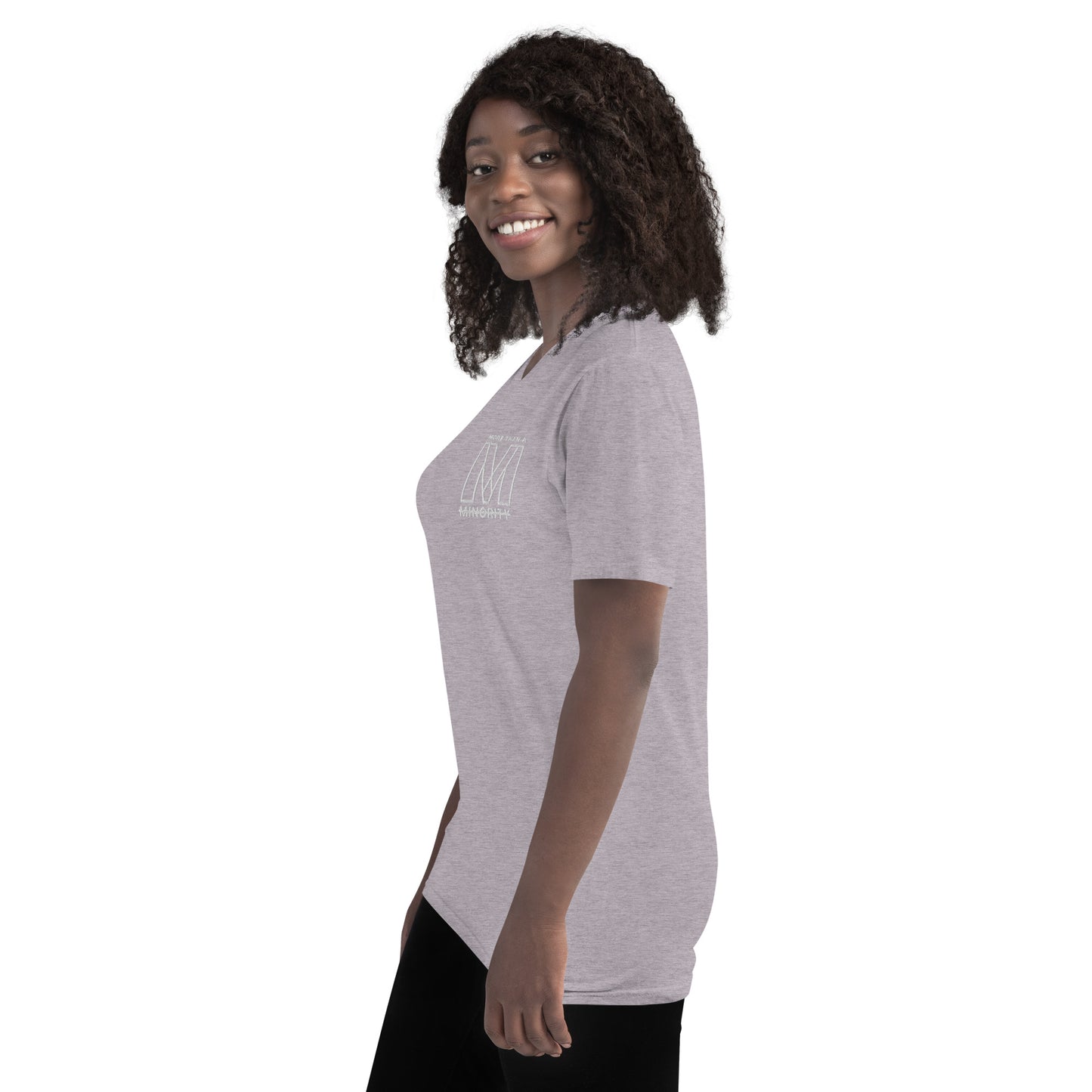 MTAM - More Than A Minority Embroidered Logo + Warning: Valuable Handle With Care Tee - Multiple Color, 100% Cotton, Multiple Colors, Trendy Unisex Streetwear T-Shirt
