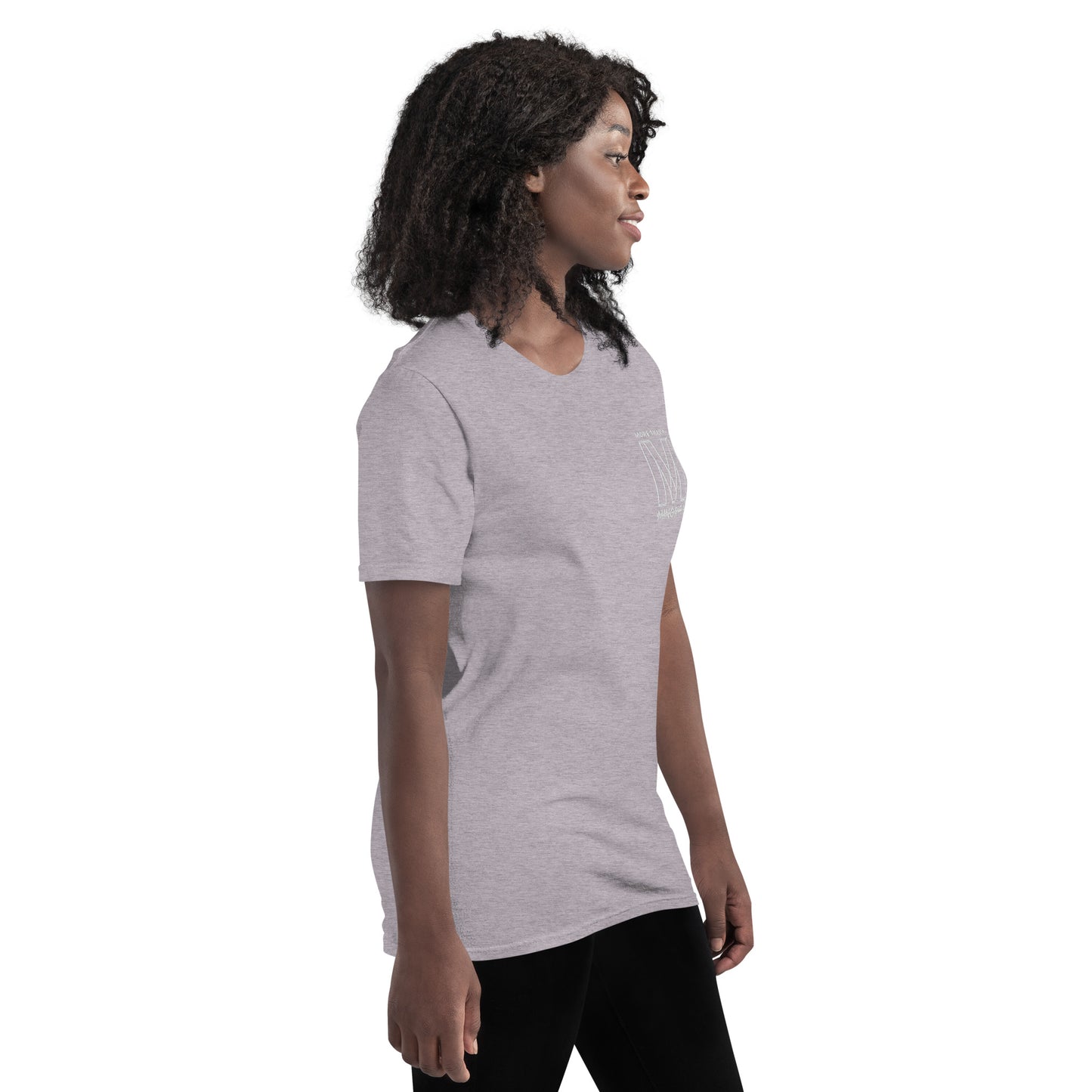 MTAM - More Than A Minority Embroidered Logo + Warning: Valuable Handle With Care Tee - Multiple Color, 100% Cotton, Multiple Colors, Trendy Unisex Streetwear T-Shirt