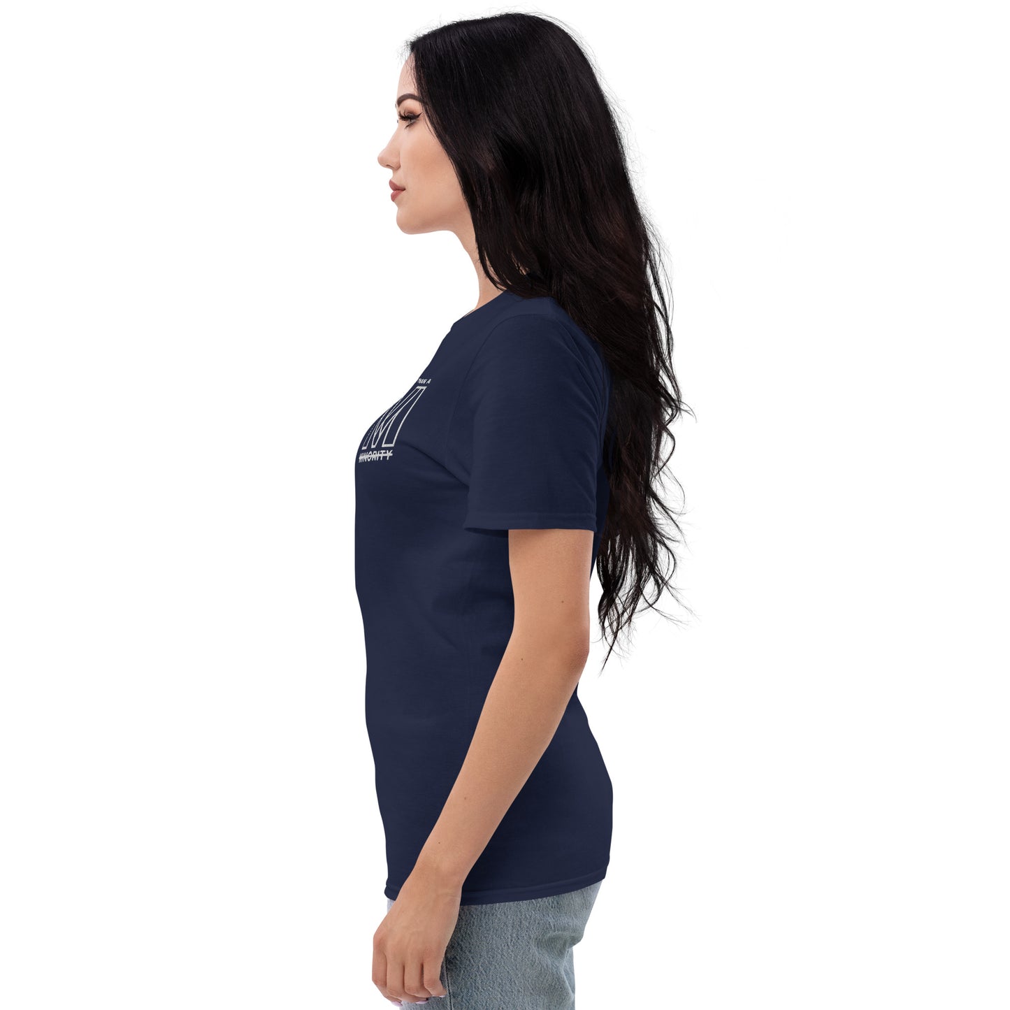MTAM - More Than A Minority Embroidered Logo + Warning: Valuable Handle With Care Tee - Multiple Color, 100% Cotton, Multiple Colors, Trendy Unisex Streetwear T-Shirt
