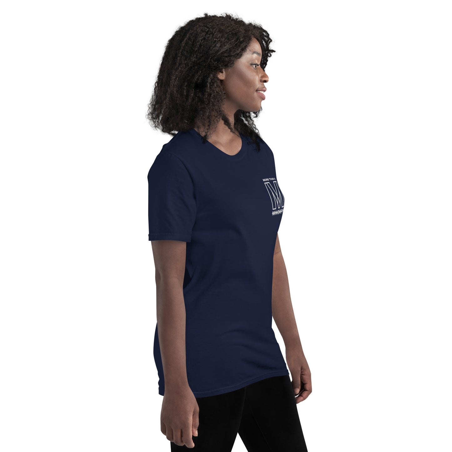MTAM - More Than A Minority Embroidered Logo + Warning: Valuable Handle With Care Tee - Multiple Color, 100% Cotton, Multiple Colors, Trendy Unisex Streetwear T-Shirt