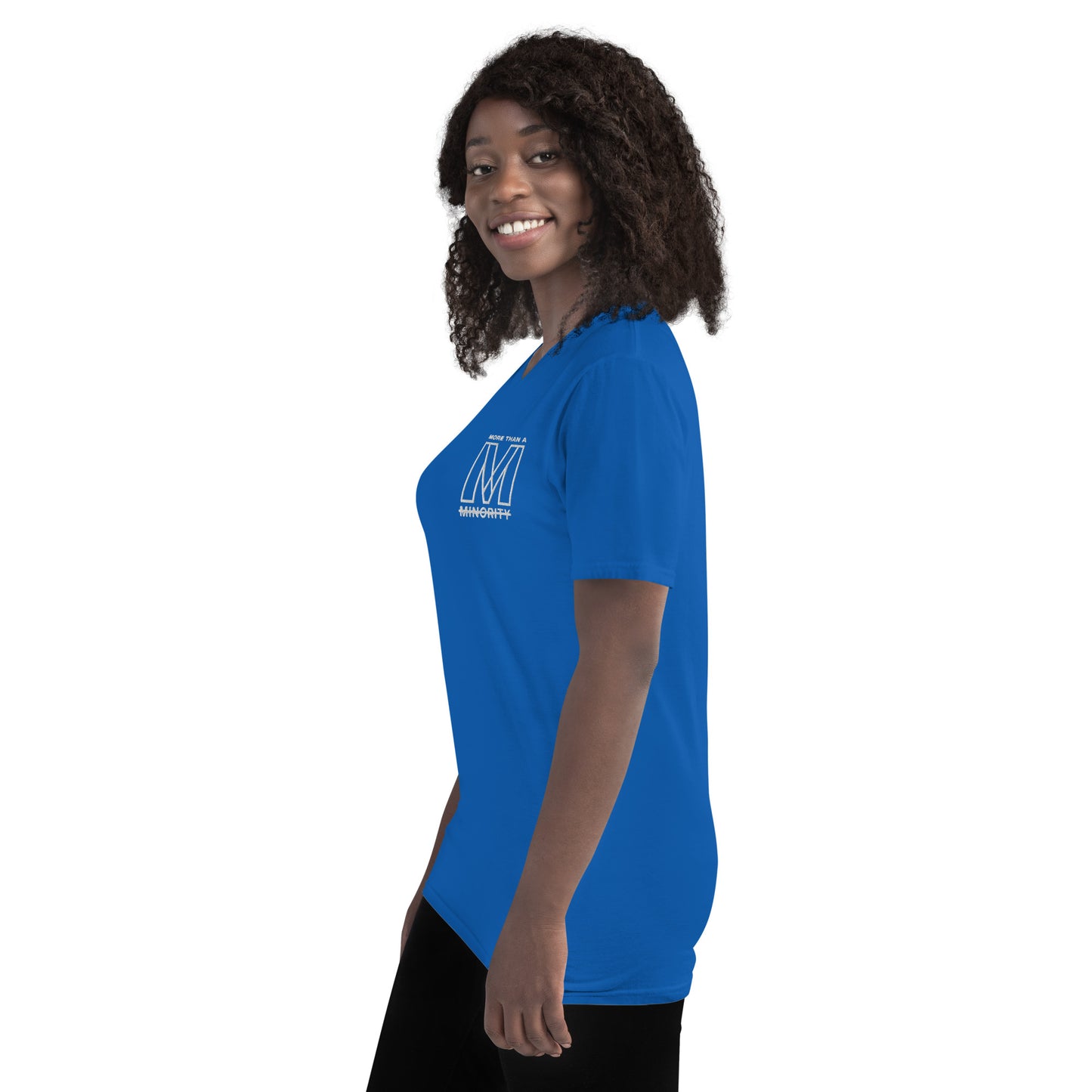 MTAM - More Than A Minority Embroidered Logo + Warning: Valuable Handle With Care Tee - Multiple Color, 100% Cotton, Multiple Colors, Trendy Unisex Streetwear T-Shirt