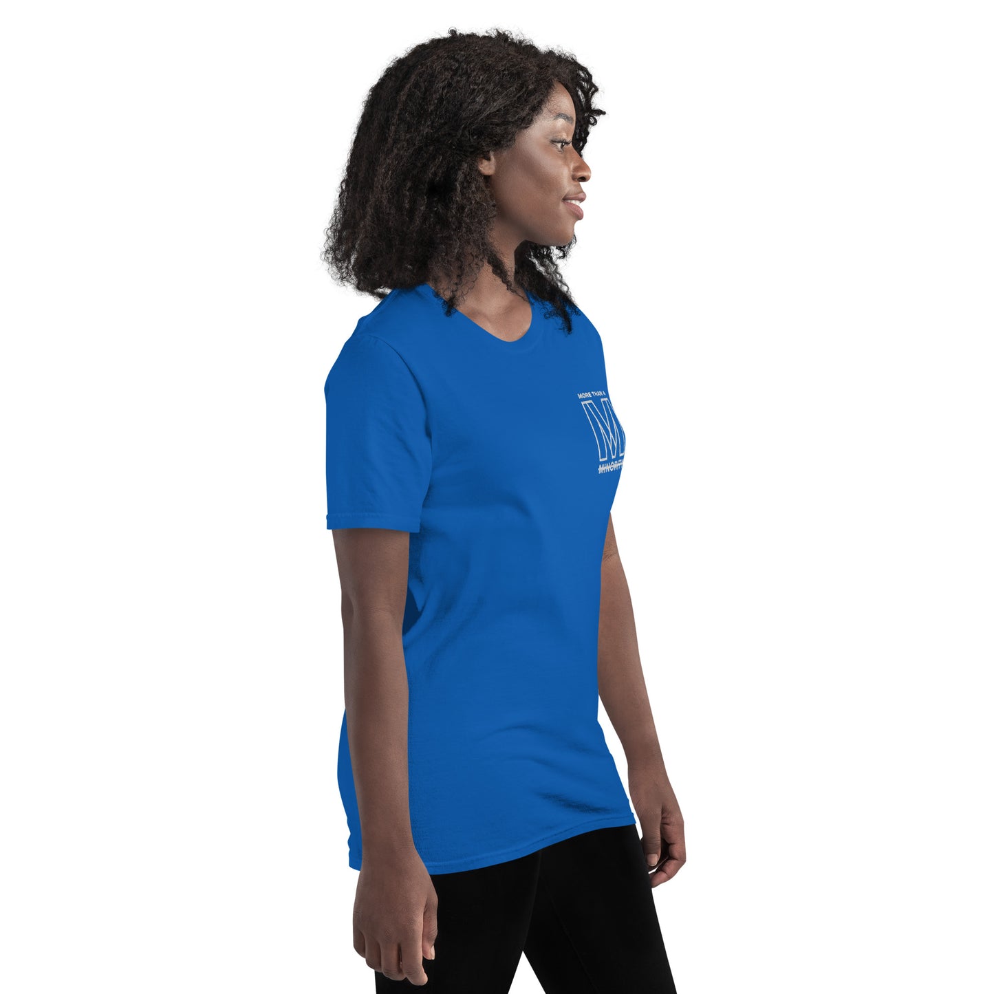 MTAM - More Than A Minority Embroidered Logo + Warning: Valuable Handle With Care Tee - Multiple Color, 100% Cotton, Multiple Colors, Trendy Unisex Streetwear T-Shirt