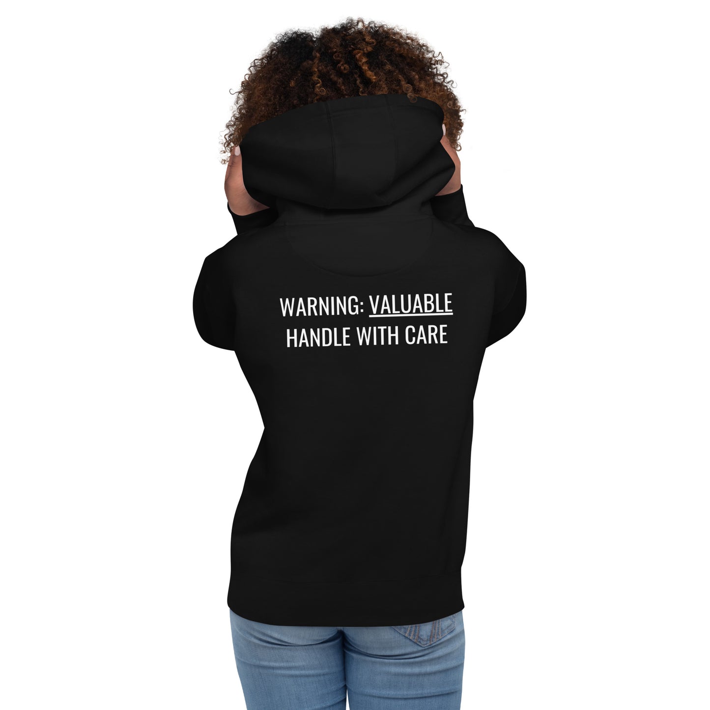 MTAM - More Than A Minority Stacked Embroidered Hoodie + Valuable Back - Soft, Stylish, and Warm with Valuable Back Patch - Perfect Streetwear for Chilly Evenings