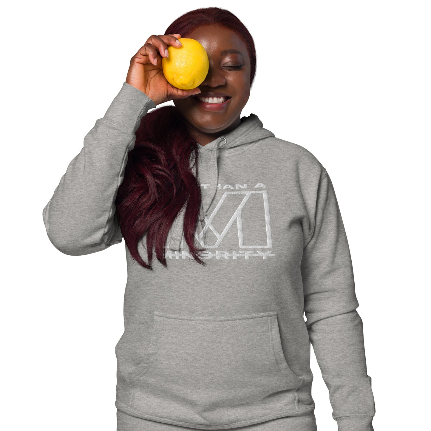 MTAM - More Than A Minority Embroidered Logo + Valuable Hoodie - Ultra-Soft, Stylish, and Warm with Valuable Back Patch - Premium Streetwear