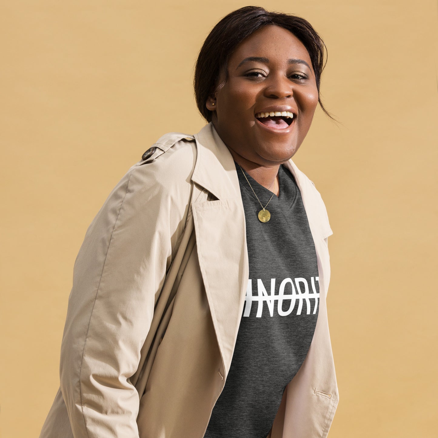 MTAM - Not A Minority Crewneck Sweatshirt - Comfortable Fleece, Side-Seamed, Cotton Blend, Valuable Back
