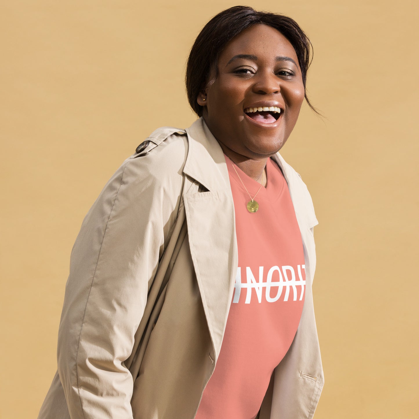 MTAM - Not A Minority Crewneck Sweatshirt - Comfortable Fleece, Side-Seamed, Cotton Blend, Valuable Back