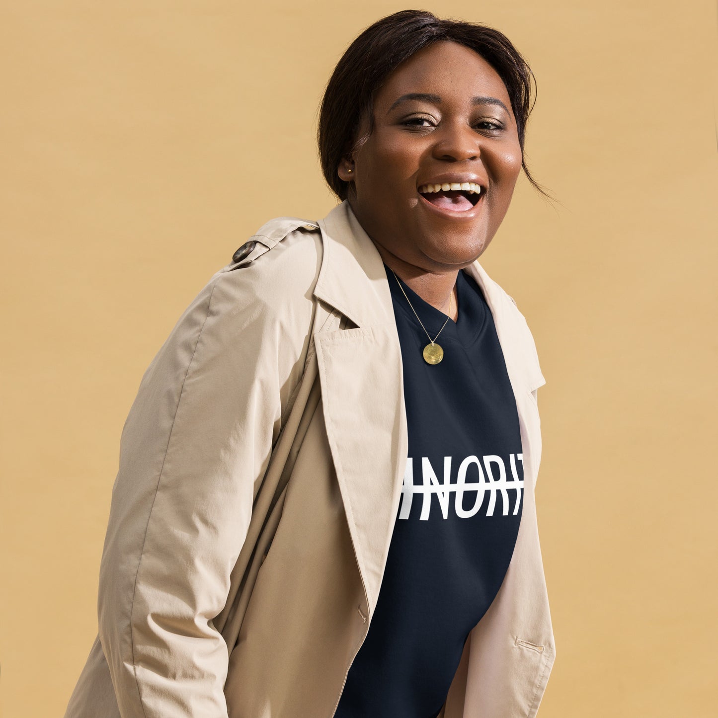 MTAM - Not A Minority Crewneck Sweatshirt - Comfortable Fleece, Side-Seamed, Cotton Blend, Valuable Back