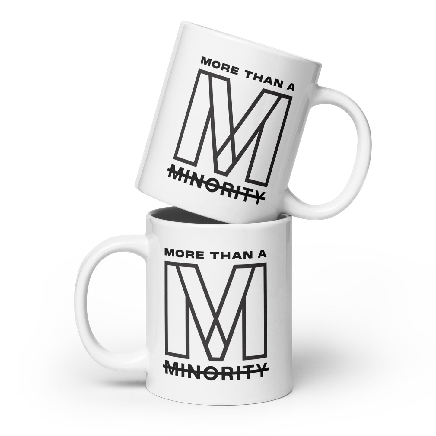 MTAM - Logo White Glossy Mug - Ceramic, Dishwasher Safe, Microwave Safe, Coffee, Tea, Durable