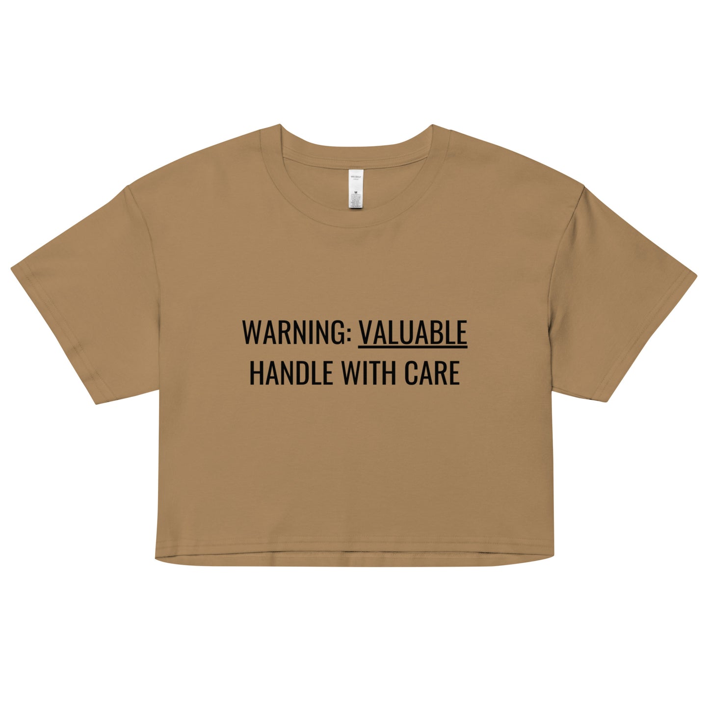 MTAM - 100% Combed Cotton Relaxed Fit Cropped Crop Top - Soft & Durable with Dropped Shoulders & Ribbed Neck