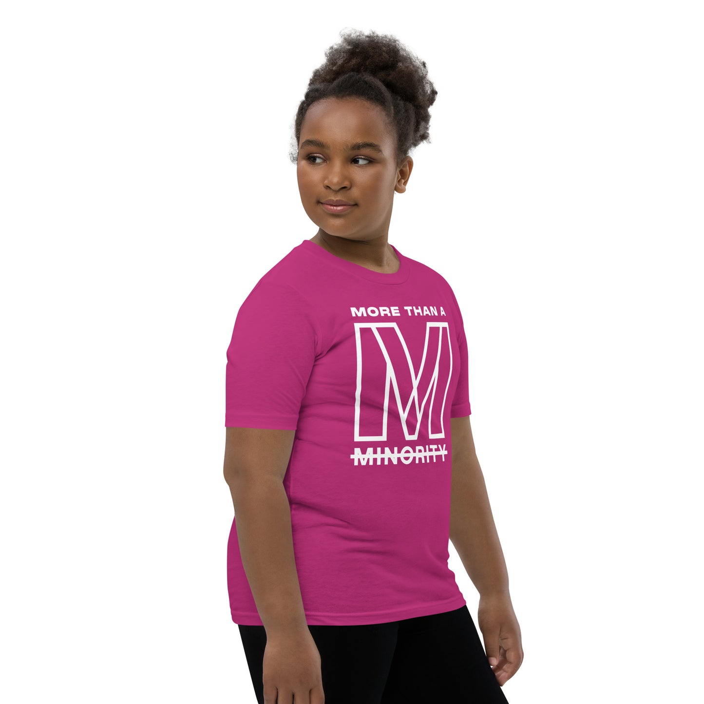 MTAM - More Than A Minority Tee - White Text | Soft, Lightweight, 100% Cotton, Pre-Shrunk