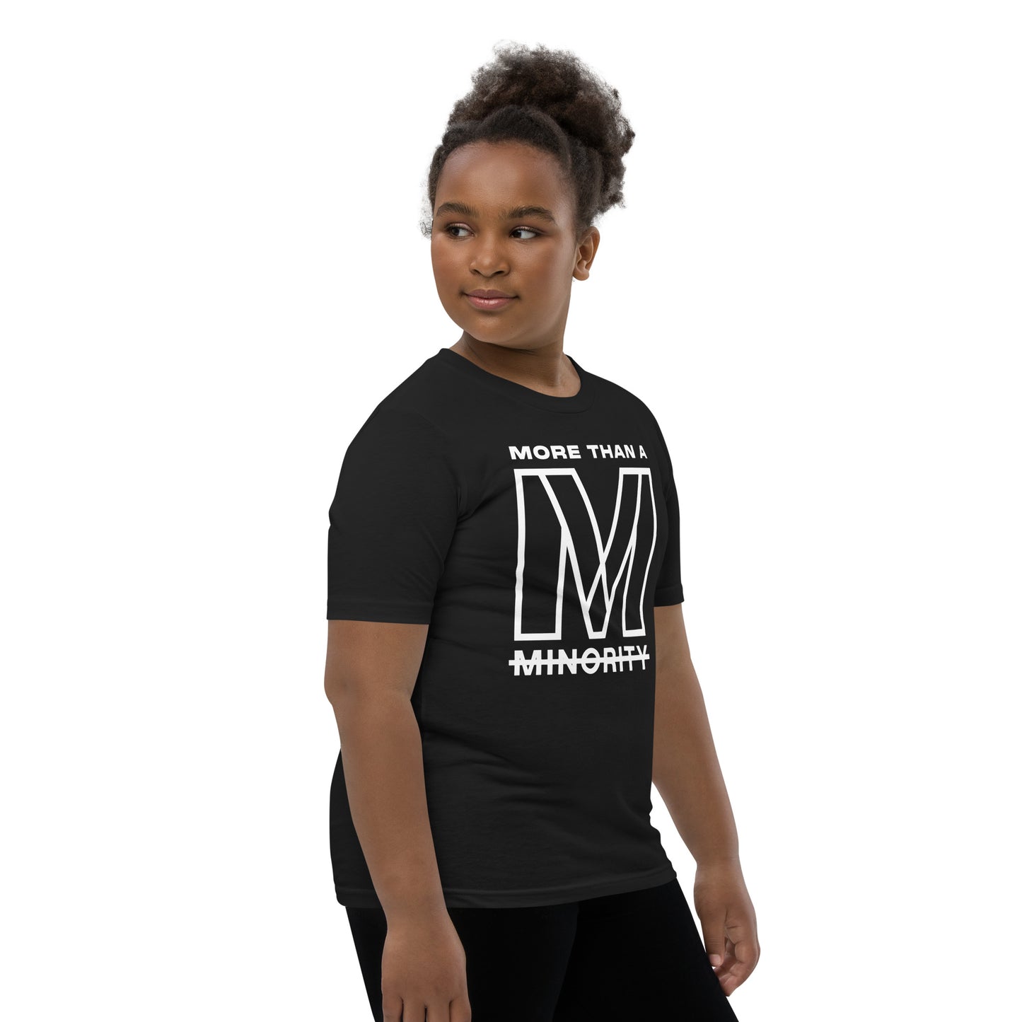 MTAM - More Than A Minority Tee - White Text | Soft, Lightweight, 100% Cotton, Pre-Shrunk