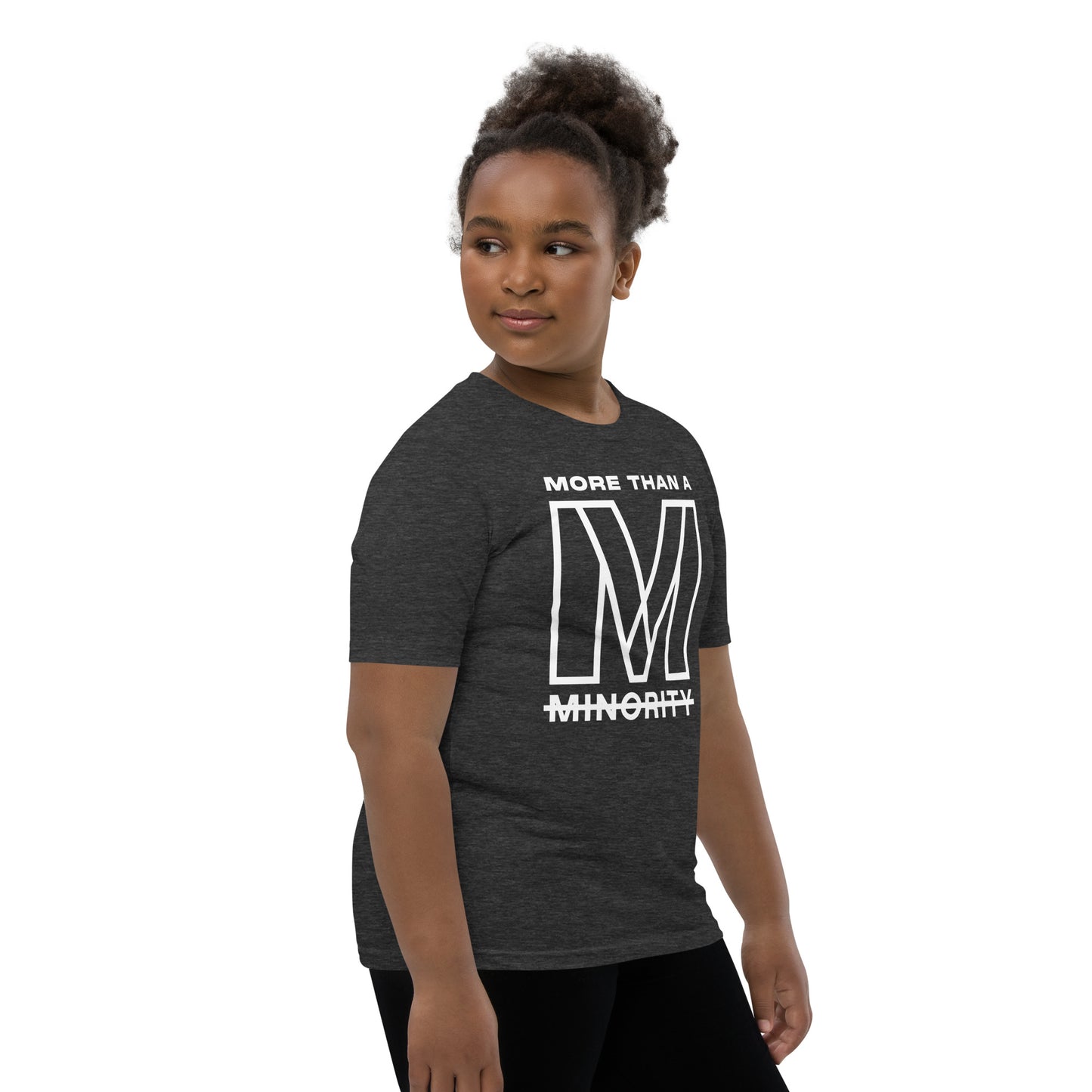 MTAM - More Than A Minority Tee - White Text | Soft, Lightweight, 100% Cotton, Pre-Shrunk