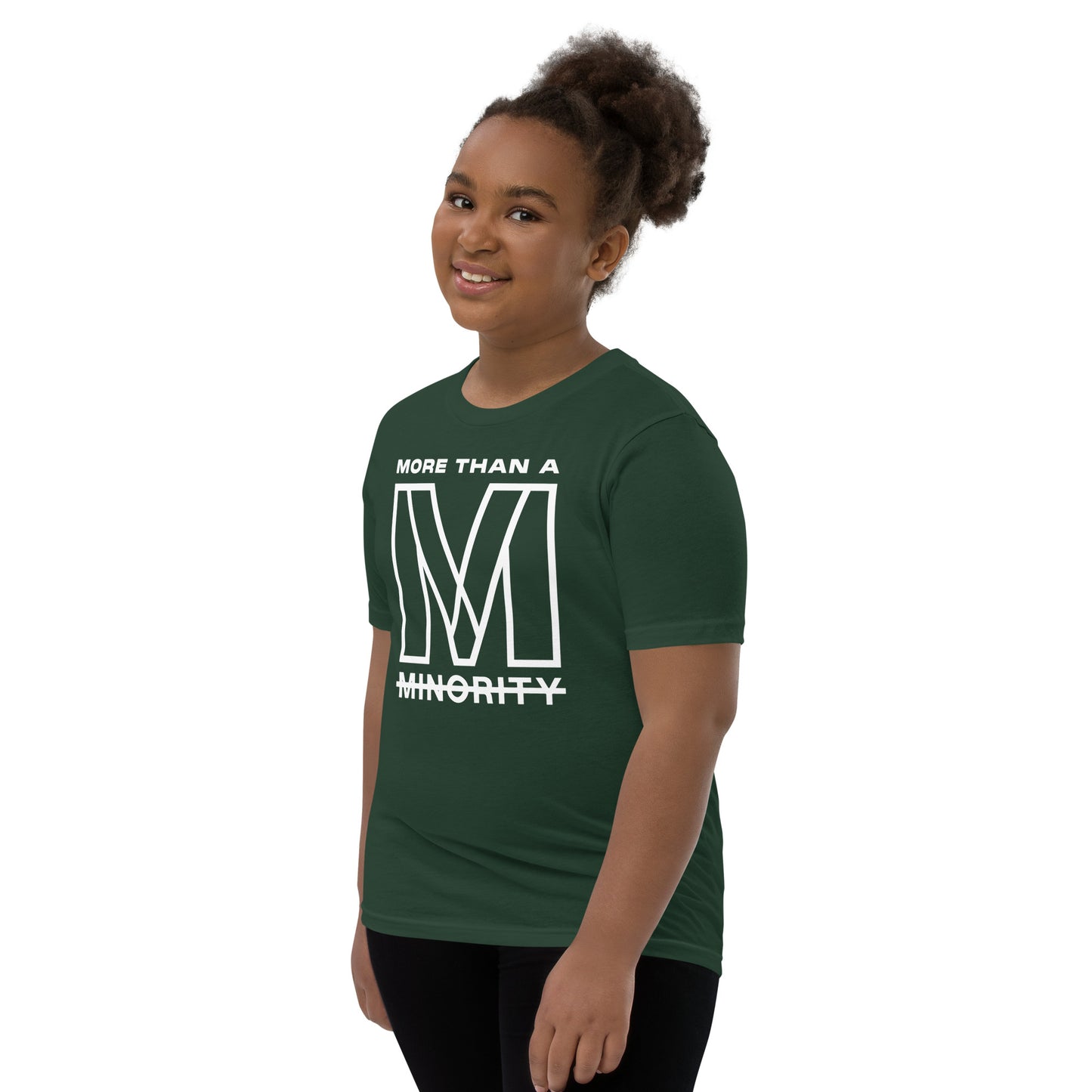 MTAM - More Than A Minority Tee - White Text | Soft, Lightweight, 100% Cotton, Pre-Shrunk