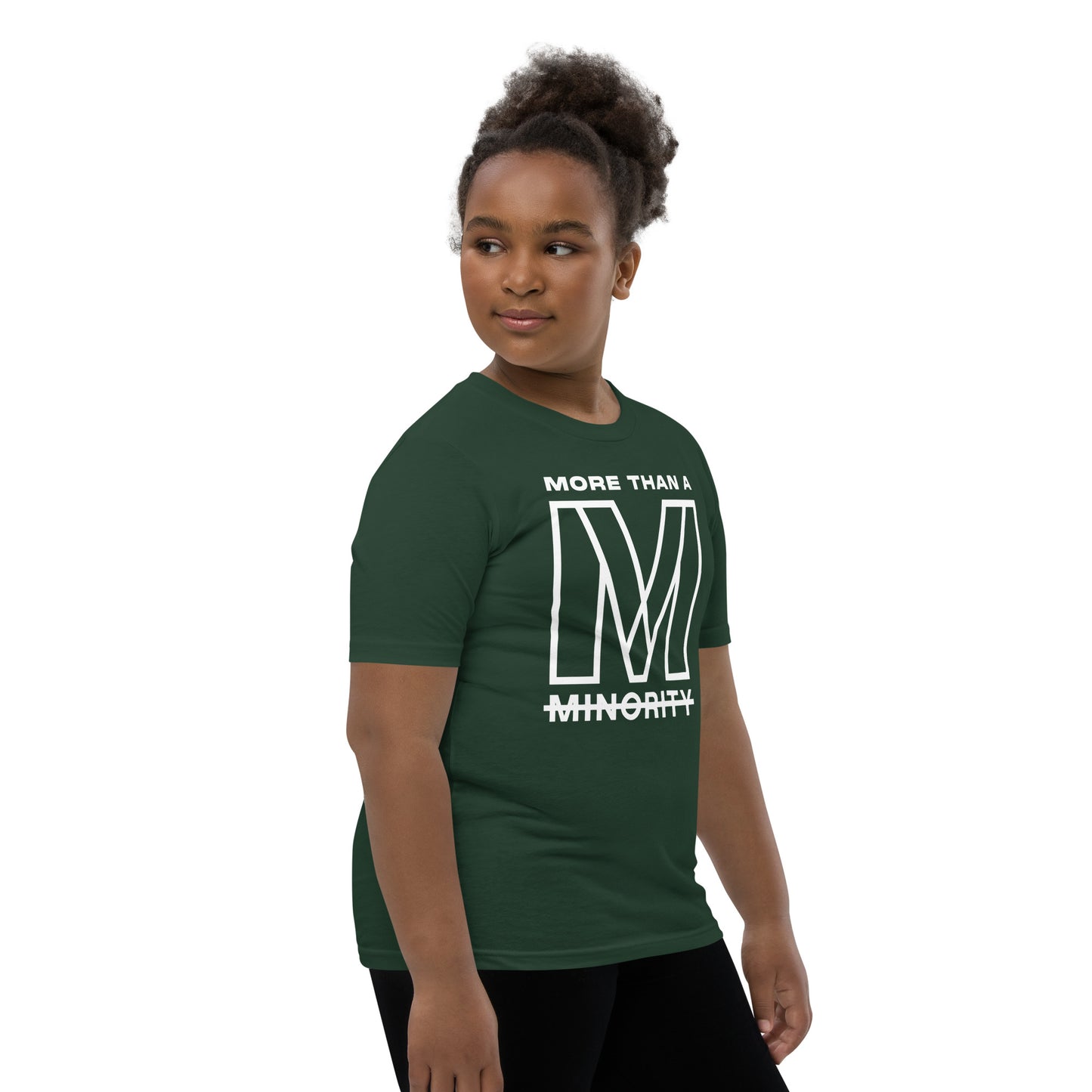 MTAM - More Than A Minority Tee - White Text | Soft, Lightweight, 100% Cotton, Pre-Shrunk