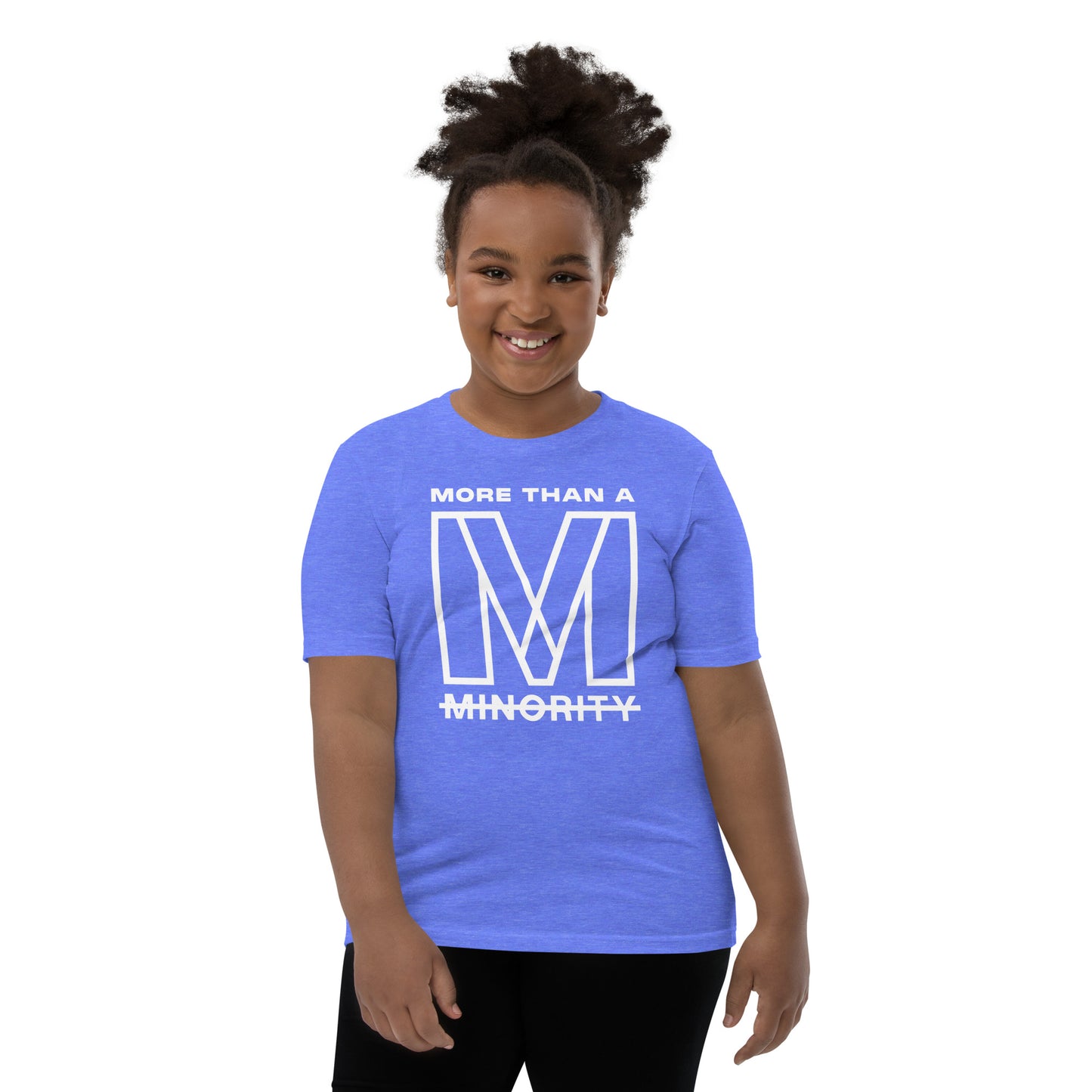 MTAM - More Than A Minority Tee - White Text | Soft, Lightweight, 100% Cotton, Pre-Shrunk
