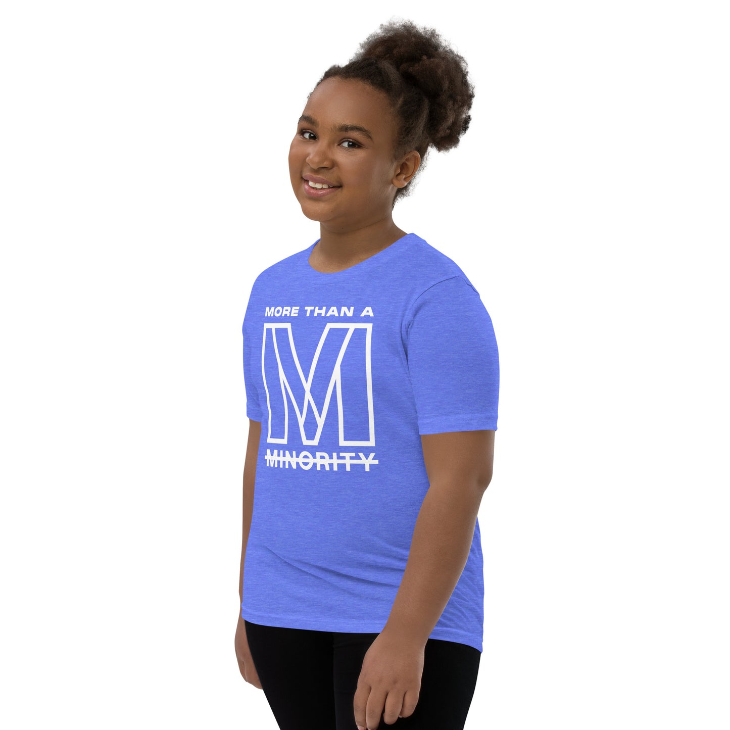 MTAM - More Than A Minority Tee - White Text | Soft, Lightweight, 100% Cotton, Pre-Shrunk