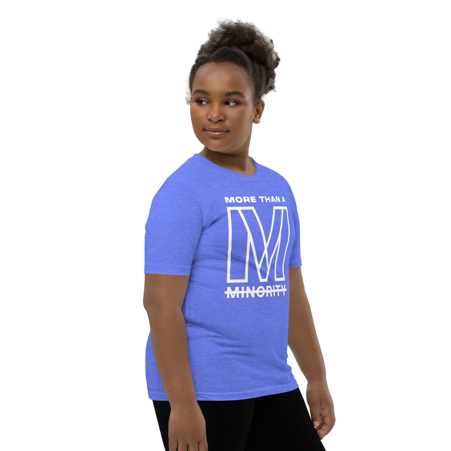 MTAM - More Than A Minority Tee - White Text | Soft, Lightweight, 100% Cotton, Pre-Shrunk