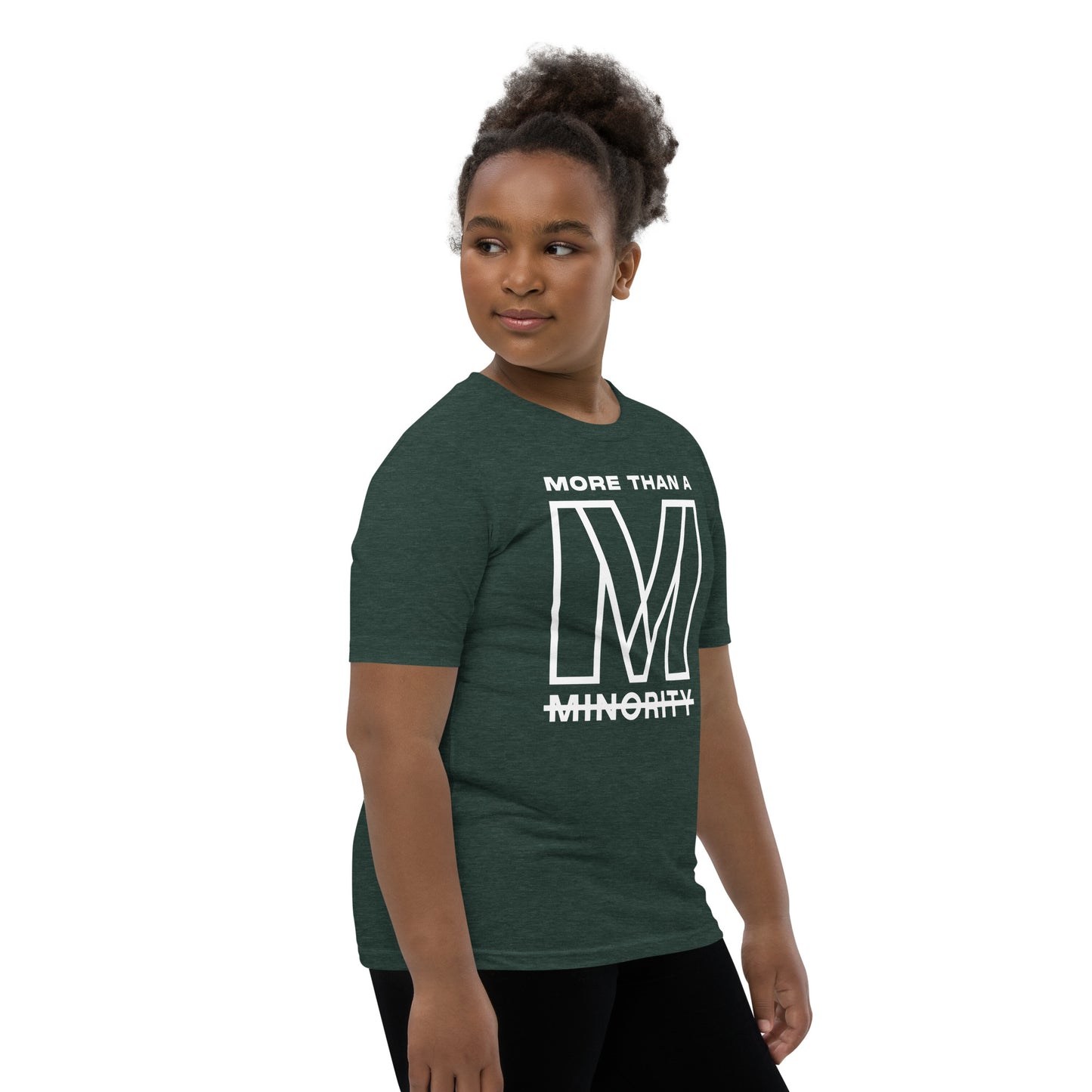 MTAM - More Than A Minority Tee - White Text | Soft, Lightweight, 100% Cotton, Pre-Shrunk