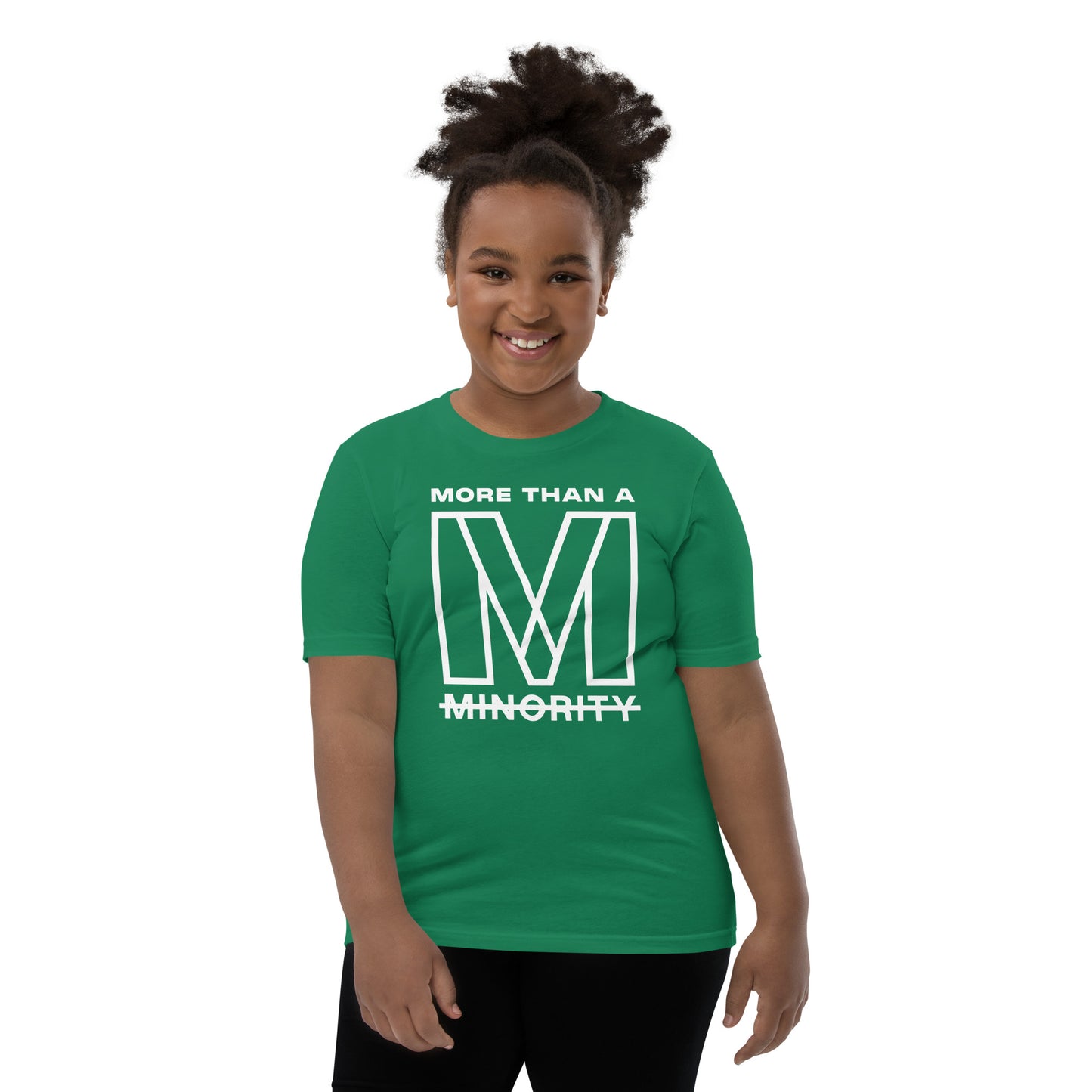 MTAM - More Than A Minority Tee - White Text | Soft, Lightweight, 100% Cotton, Pre-Shrunk