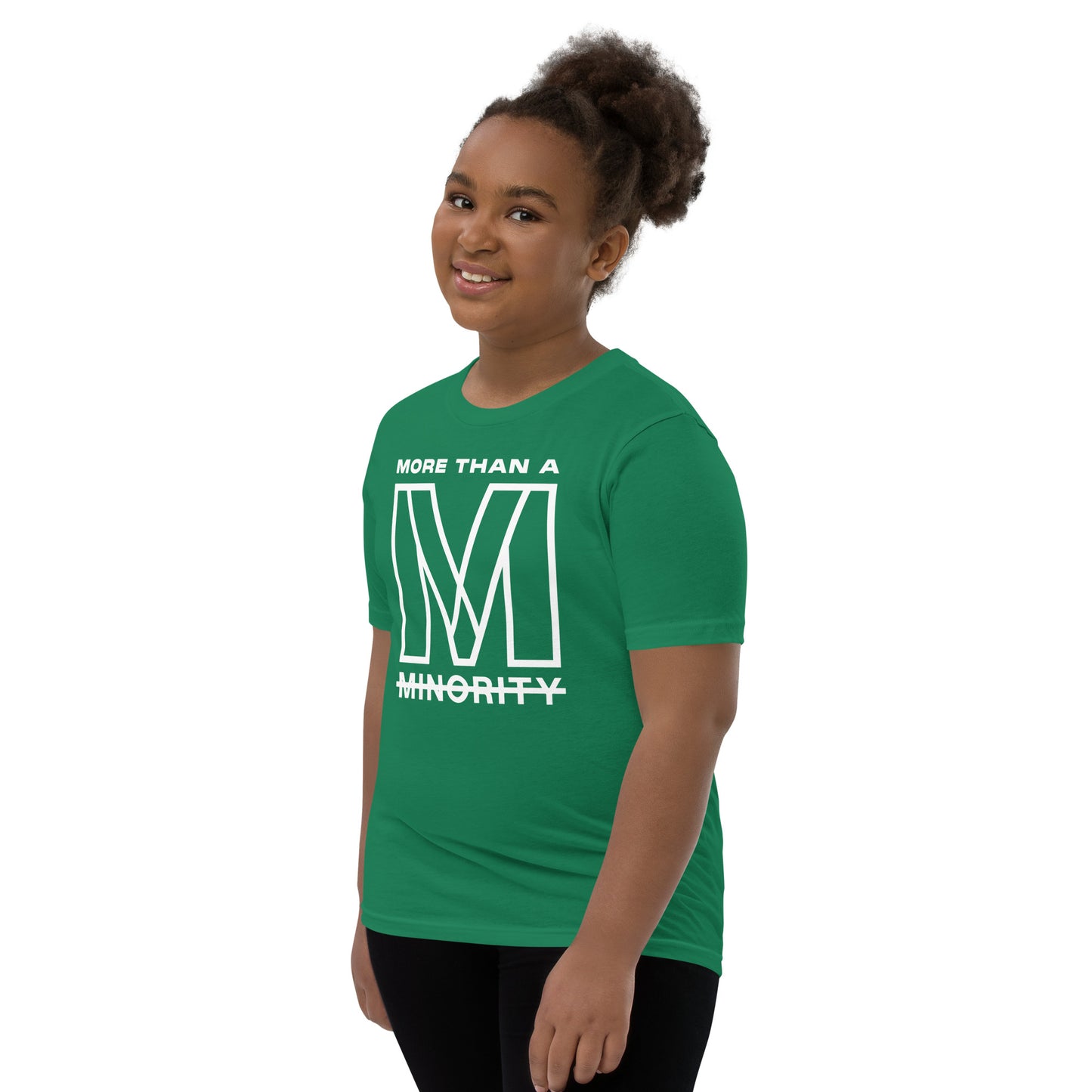 MTAM - More Than A Minority Tee - White Text | Soft, Lightweight, 100% Cotton, Pre-Shrunk