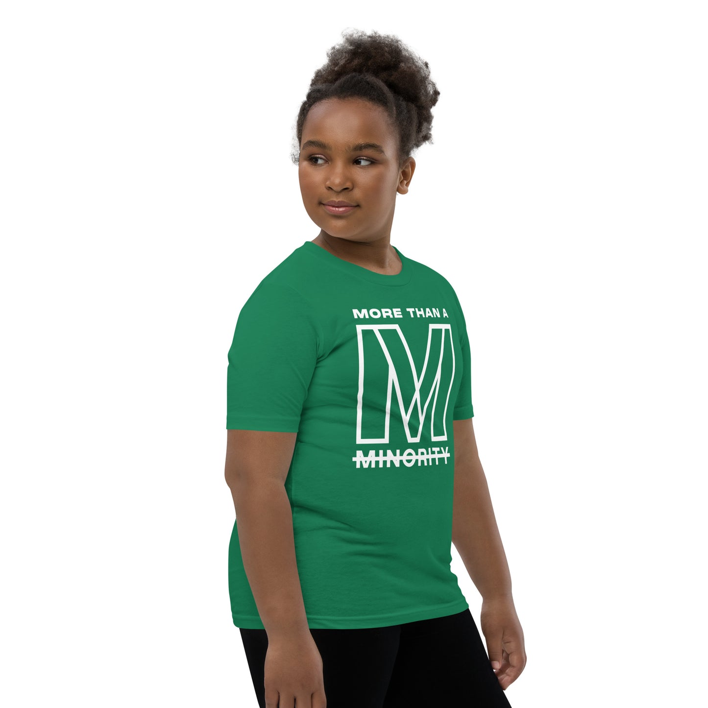 MTAM - More Than A Minority Tee - White Text | Soft, Lightweight, 100% Cotton, Pre-Shrunk